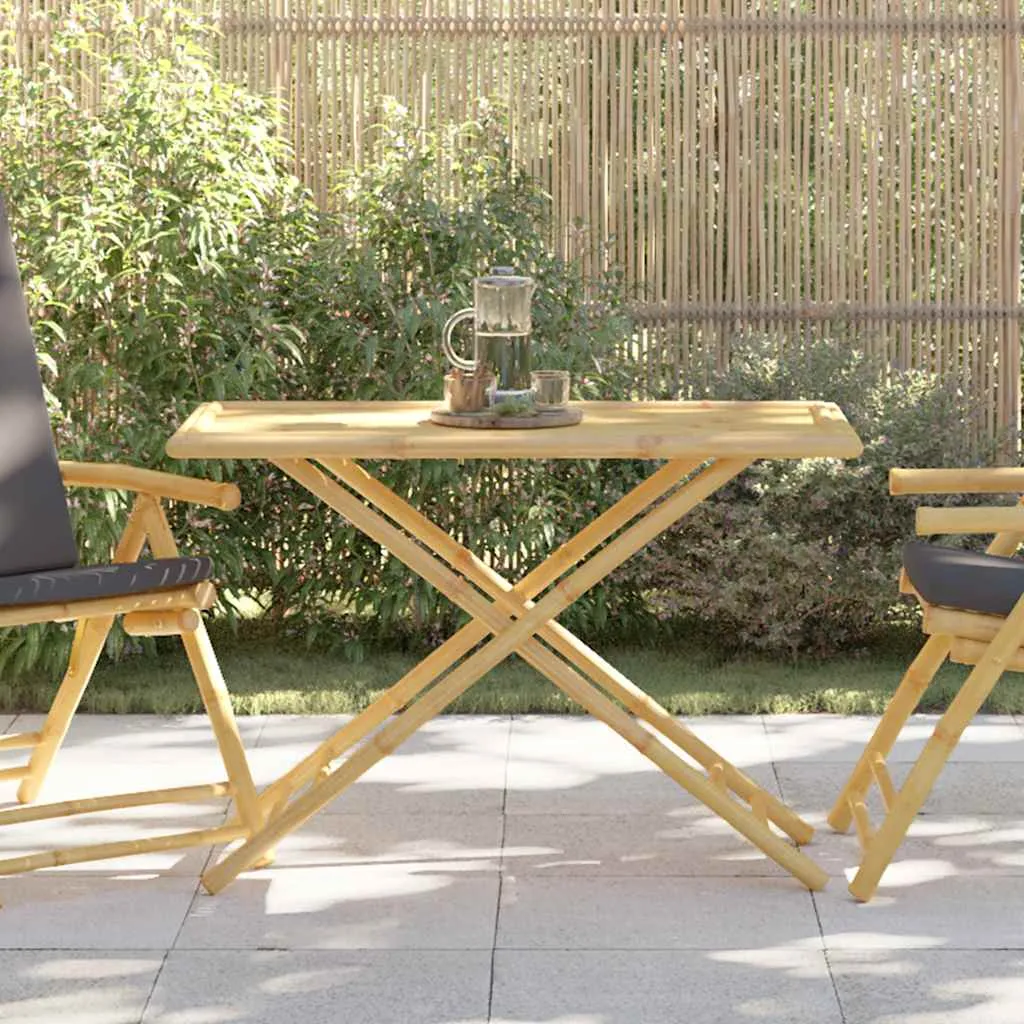 Klapptisch aus Massivholz 110 x 55 x 75 cm in natürlicher Farbe