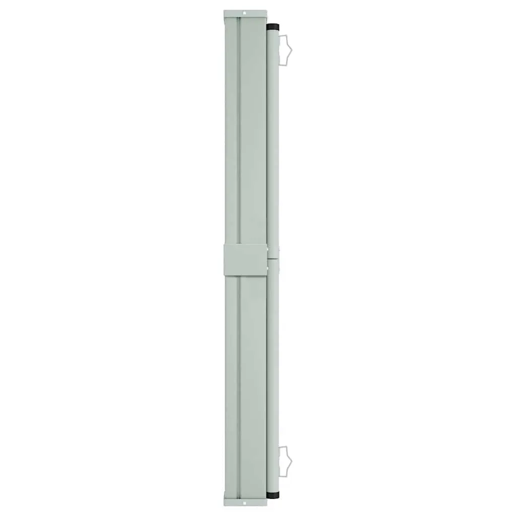 Seitenmarkise 140 x (0-600) cm in Creme und Grau