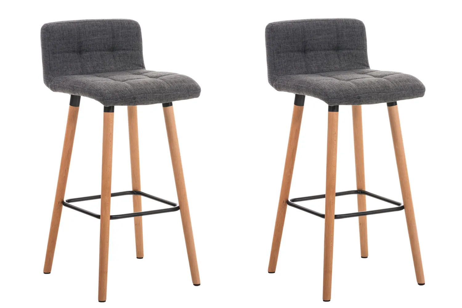 Barhocker Lincoln 94x42x49 cm hellgrau