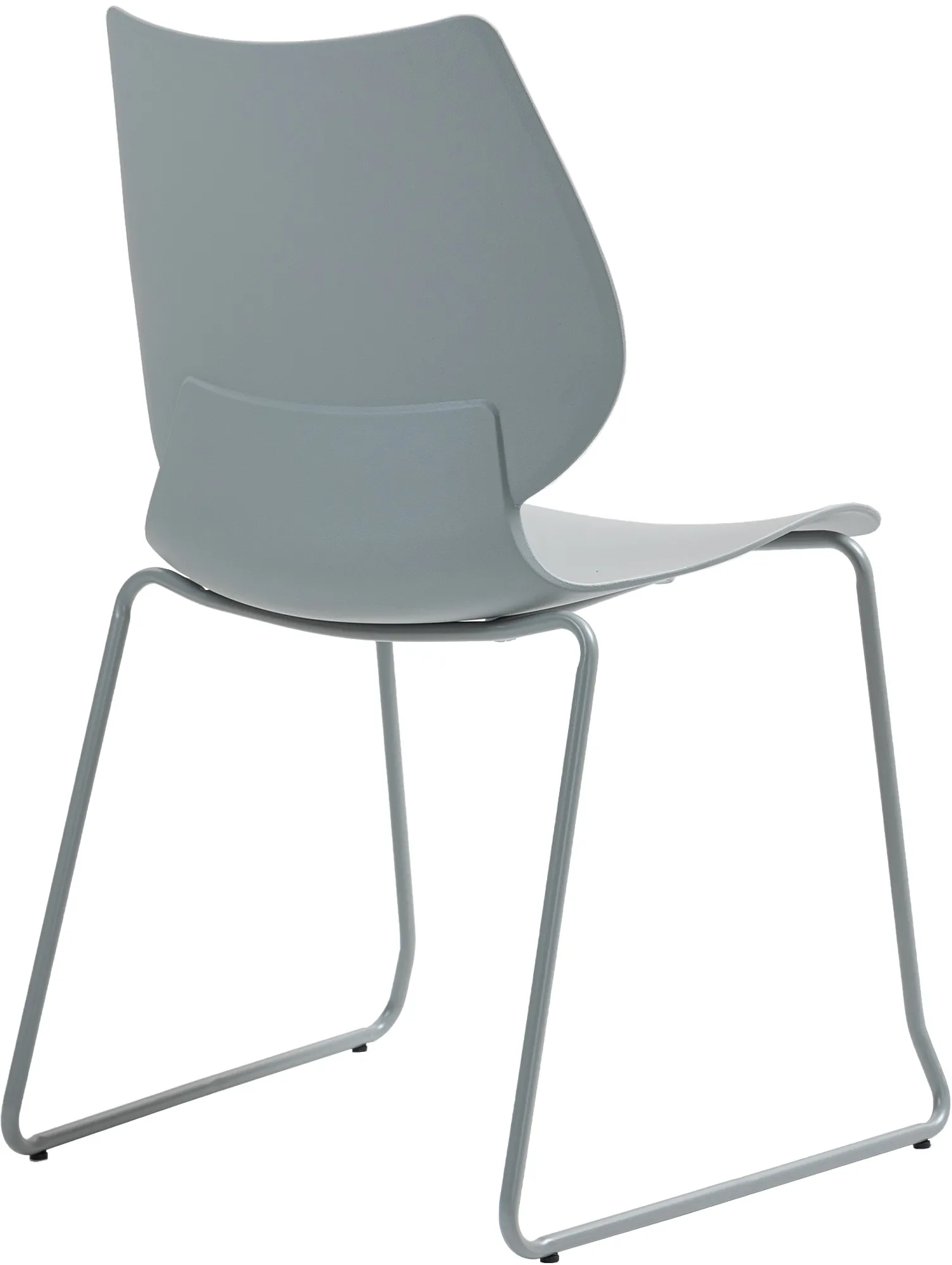 Besucher- & Konferenzstuhl Houma 86x47x50 cm grau