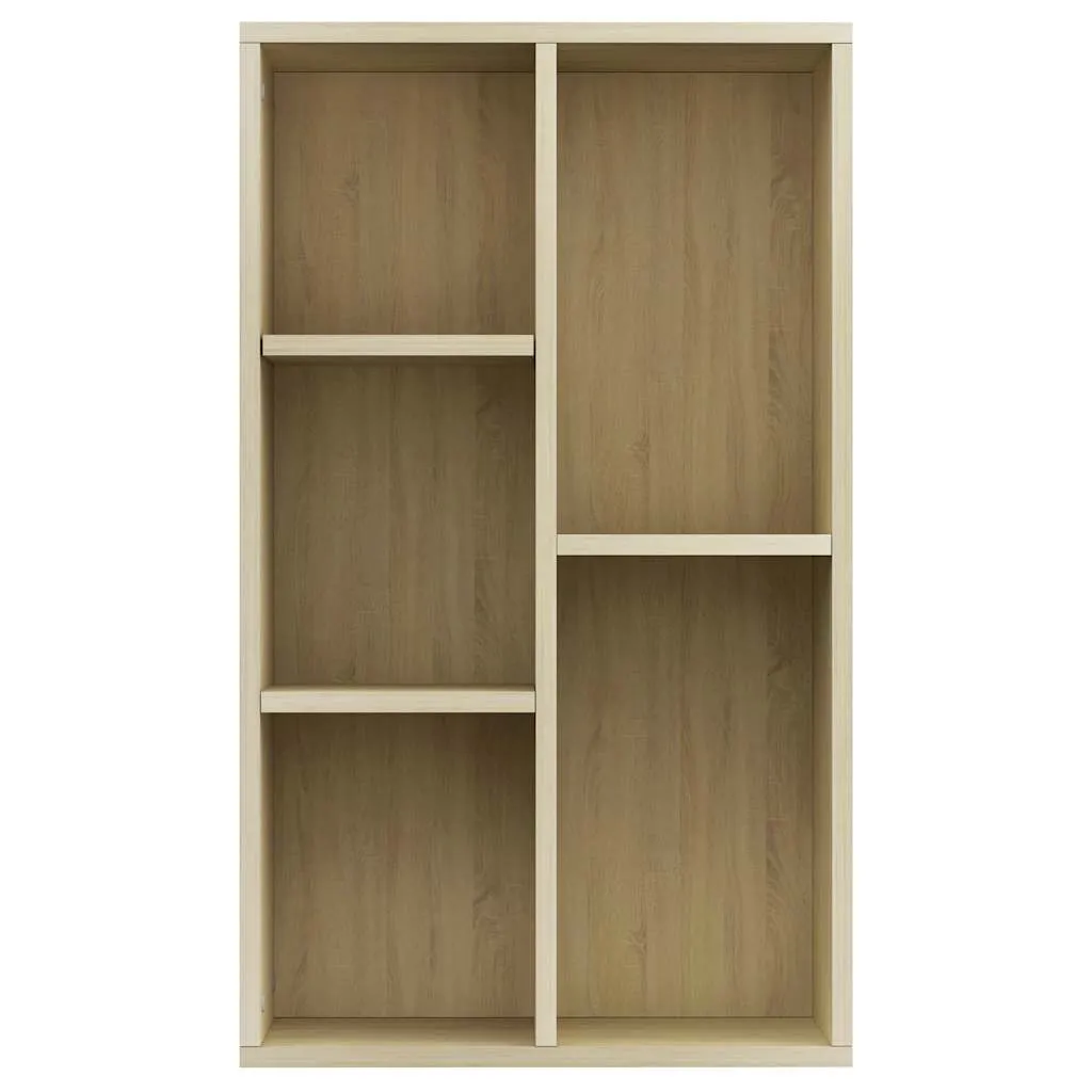 Bücherregal Sonoma-Eiche 50 x 25 x 80 cm aus Holzwerkstoff