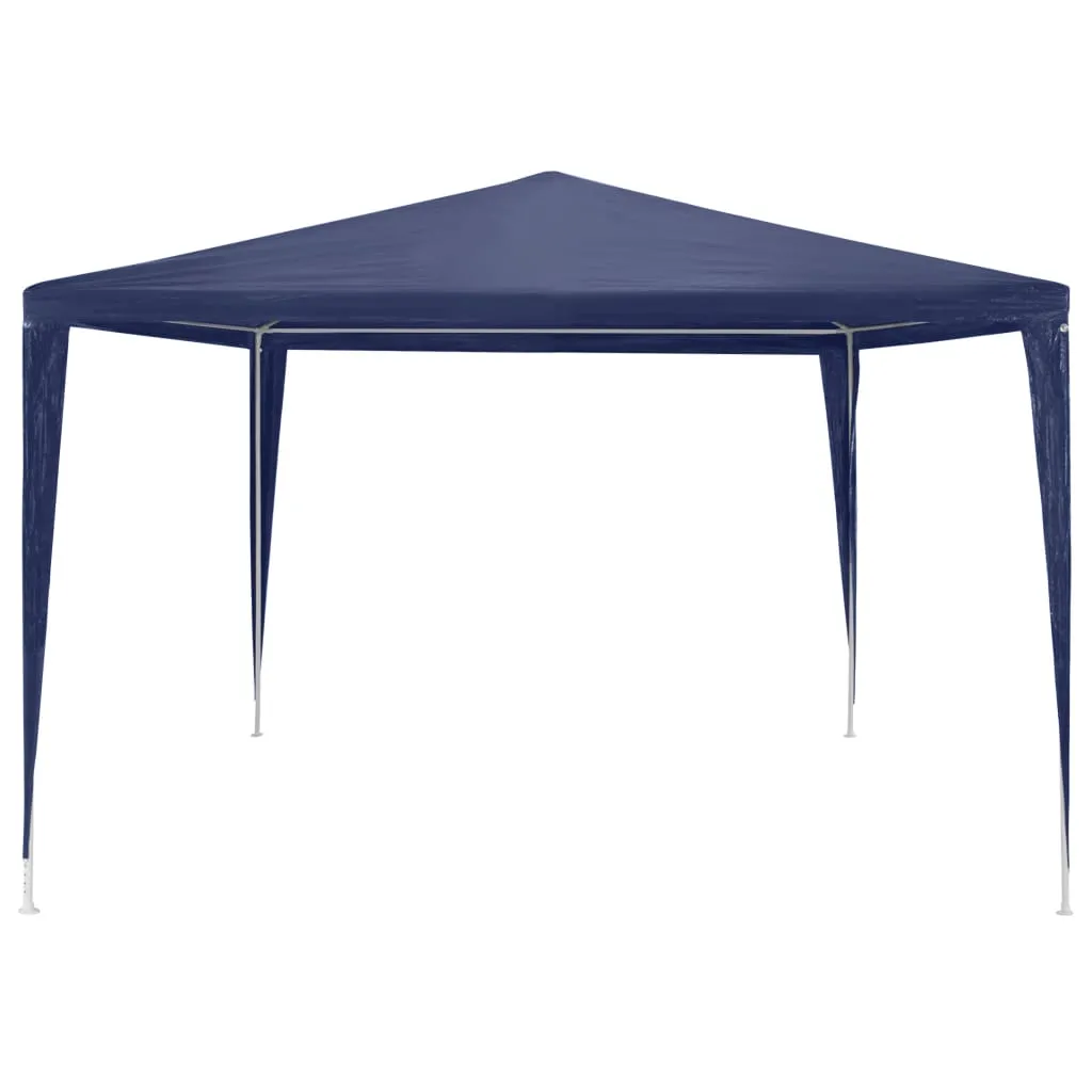 Blauer Gartenpavillon 3 x 3 x 2,5 m mit Stahlrahmen und Polyethylen-Dach