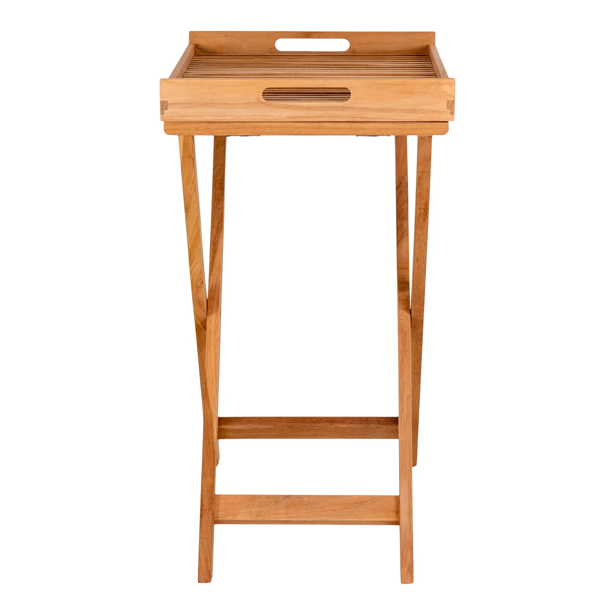 tinkaro Ronda Tablett-Tisch 60 x 40 x 70 cm Natur