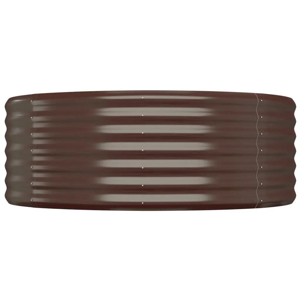 Hochbeet Verzinkter Stahl 507x100x36 cm Braun