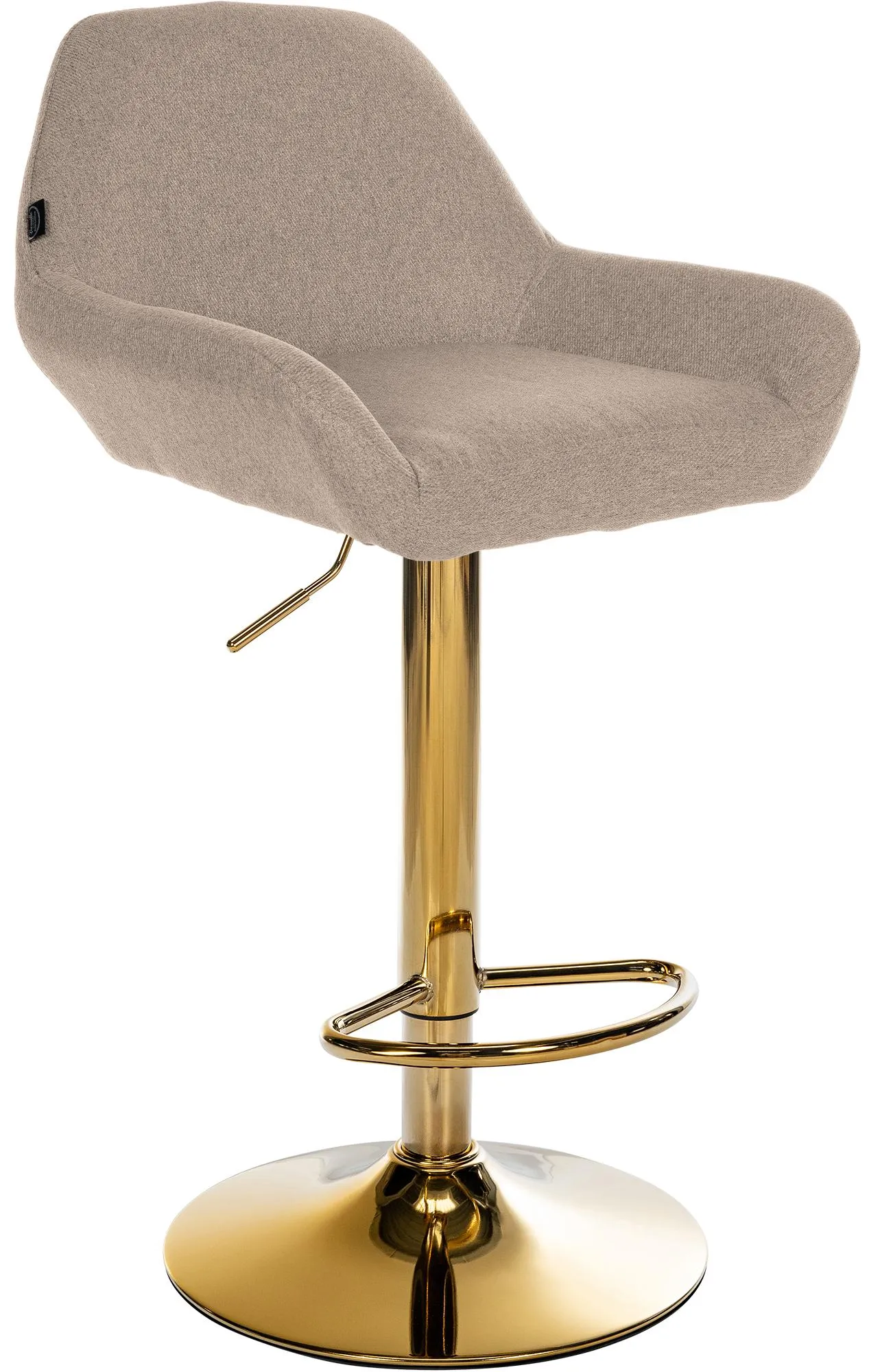 Barhocker Braga 89-109x51x52 cm taupe