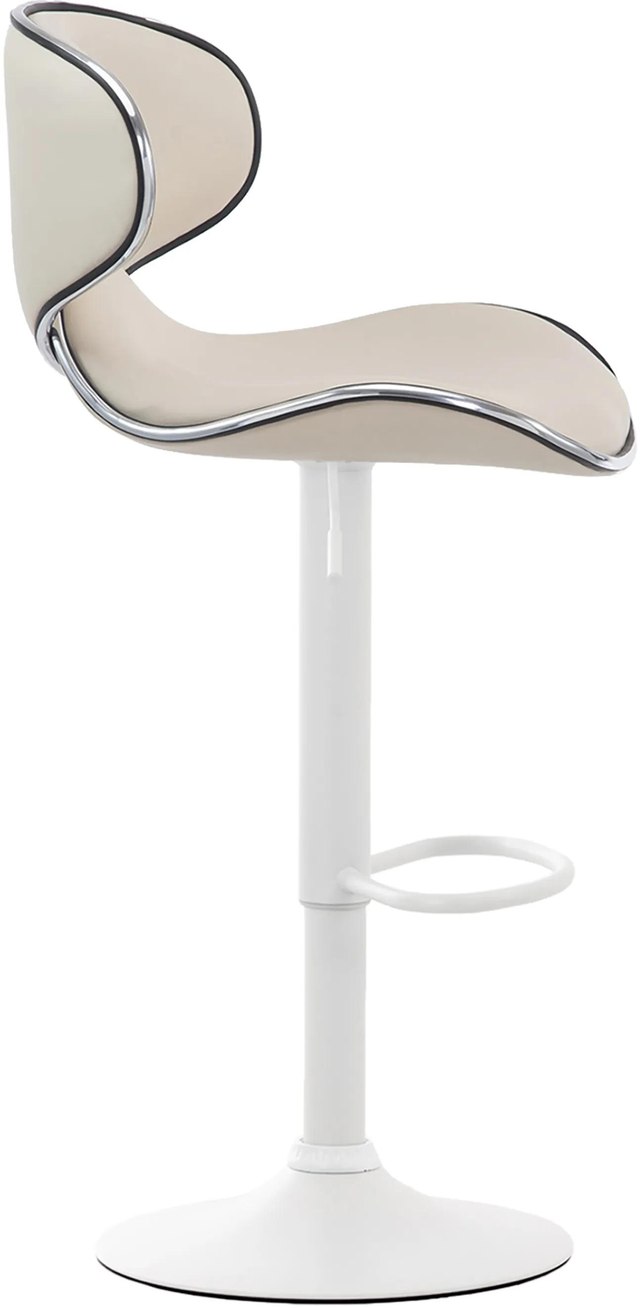 Barhocker Las Vegas V2 88-108x46x49 cm creme