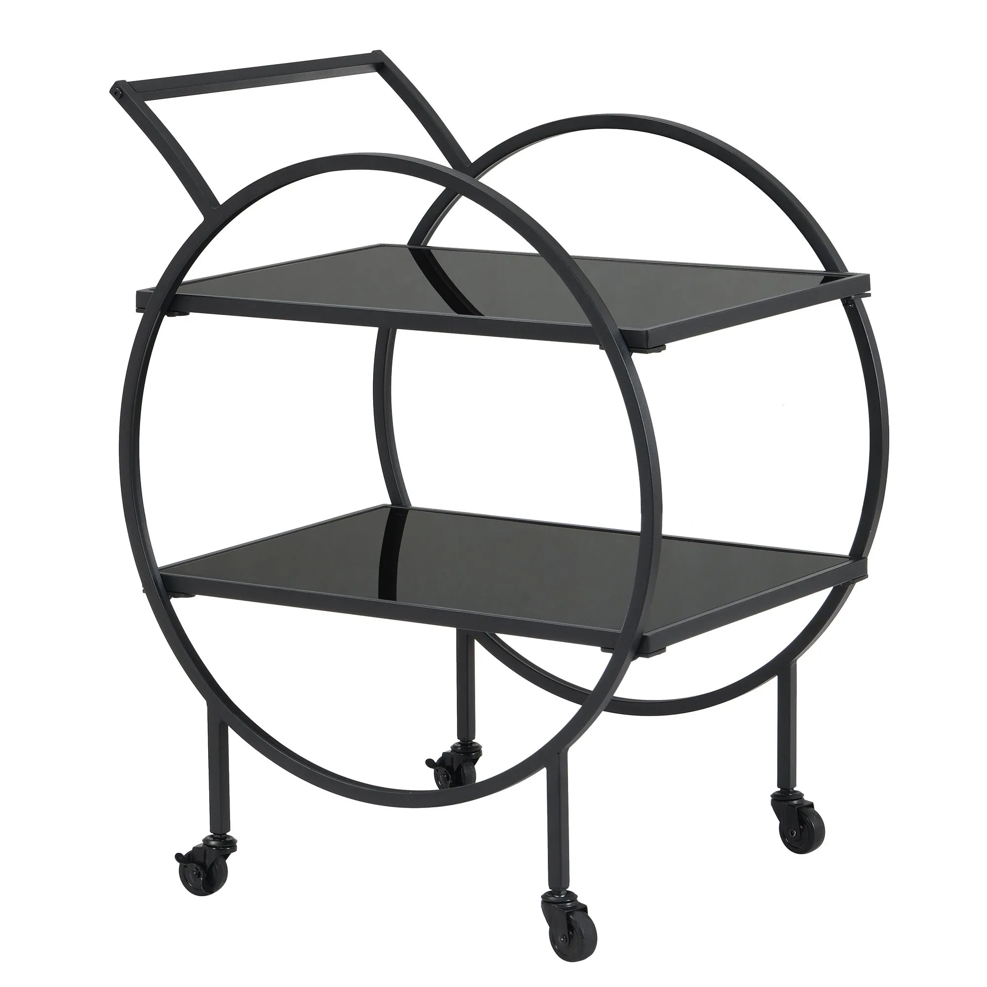 Design Servierwagen mit Rollen & Bremse