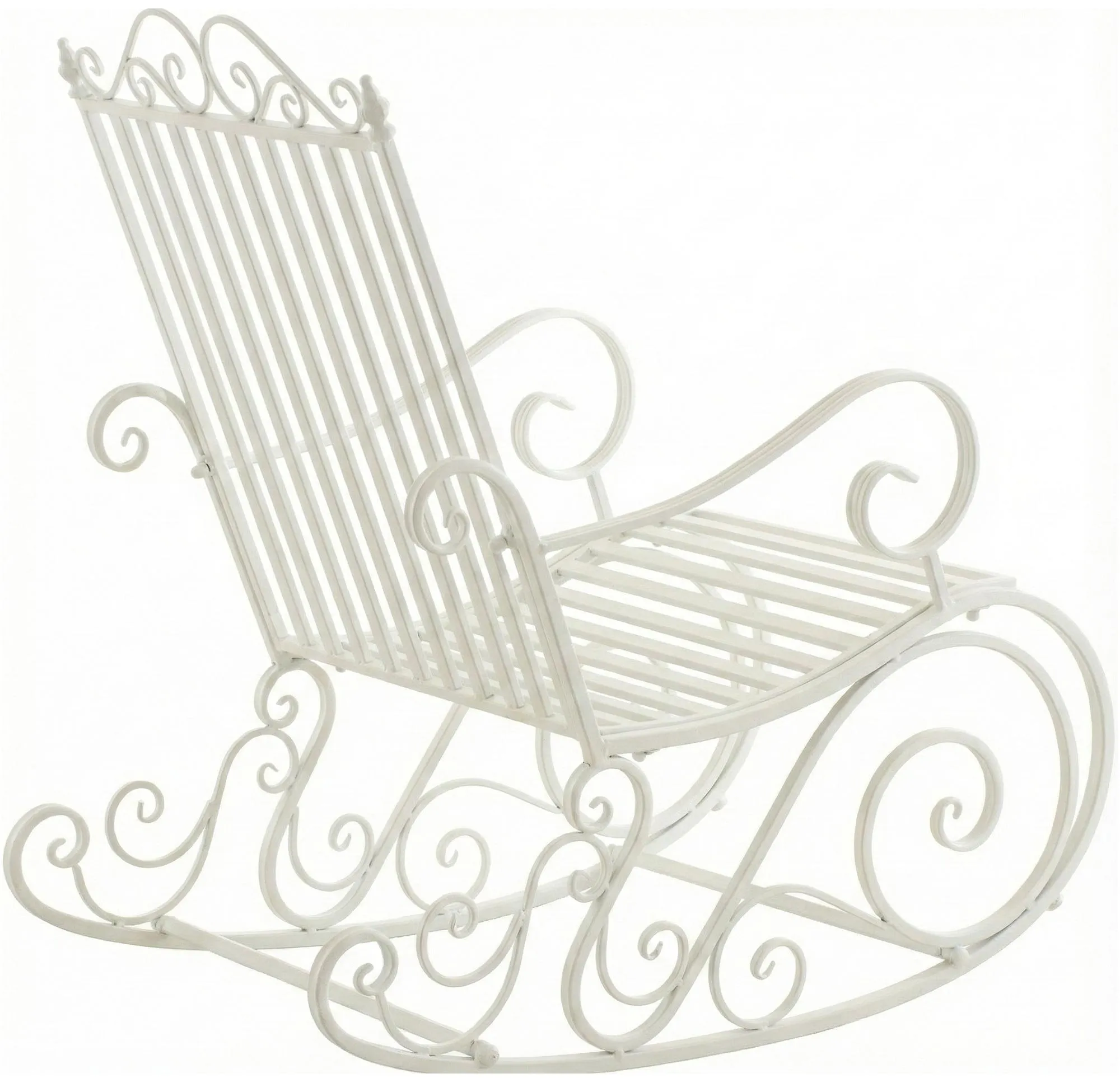 Schaukelstuhl Smilla 94x56x90 cm weiß
