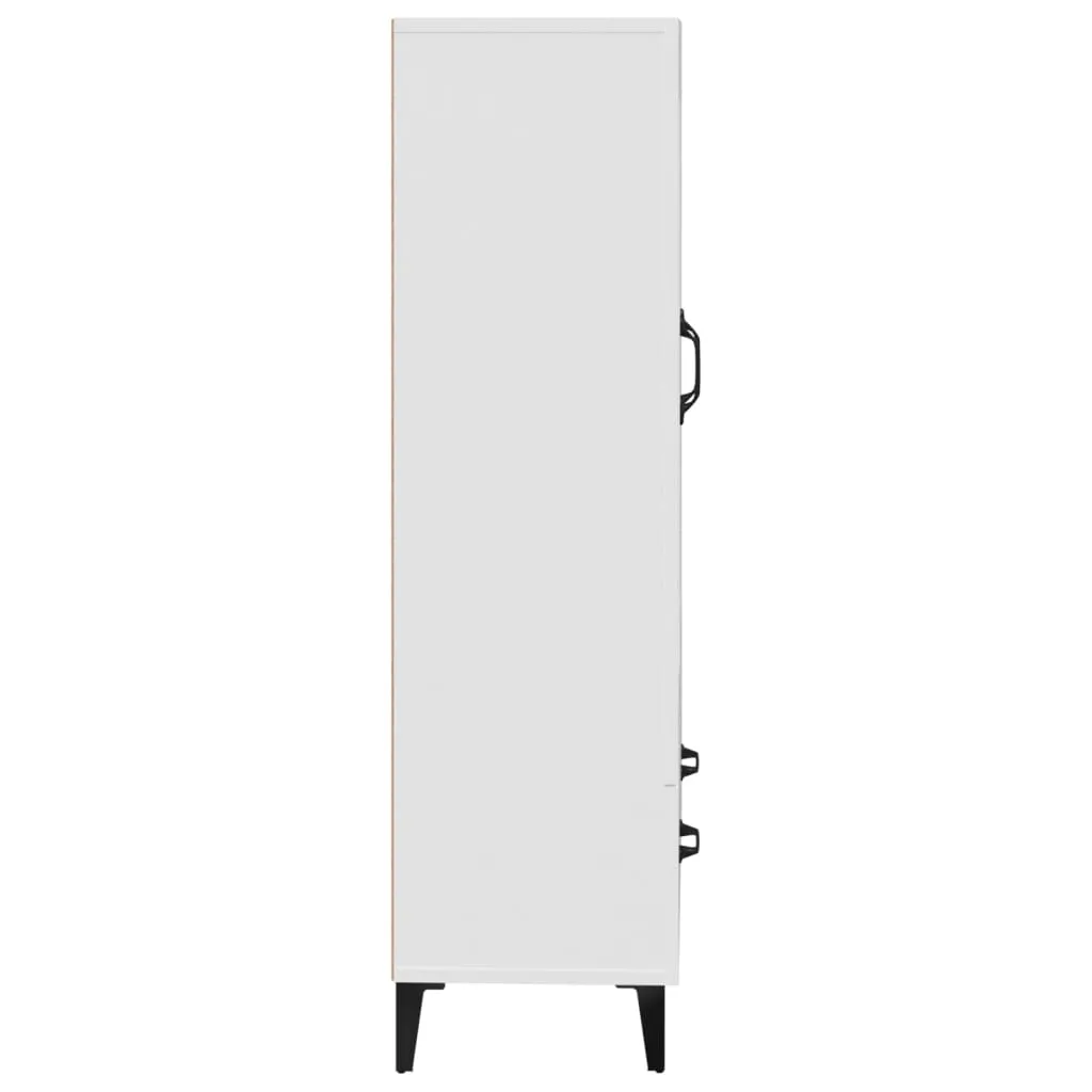 Highboard Weiß 70x31x115 cm Holzwerkstoff