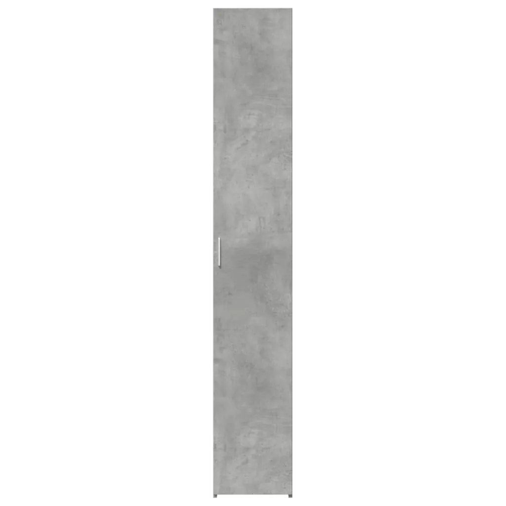 Highboard Betongrau 30 x 42,5 x 185 cm aus Holzwerkstoff