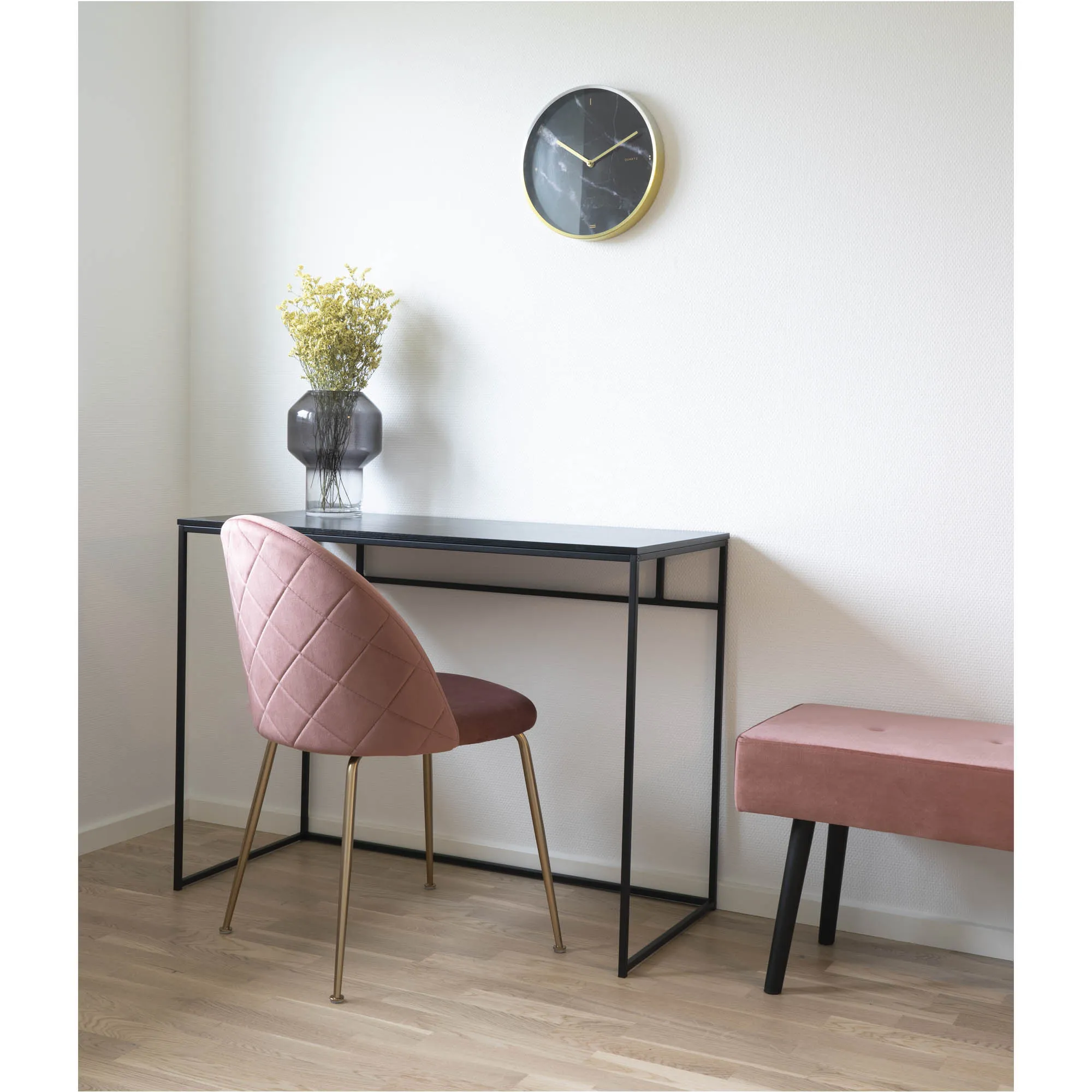 tinkaro Vita Schreibtisch 100 x 45 x 75 cm Schwarz