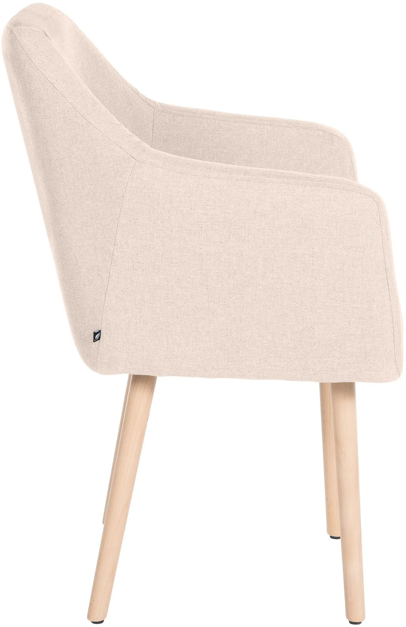 Besucherstuhl Utrecht 88x61x57,5 cm Beige