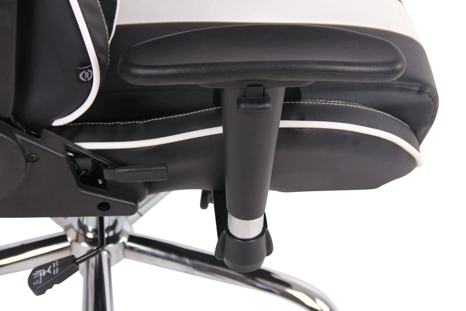 Bürostuhl Limit XM 128-138x67x51 cm schwarz/weiß
