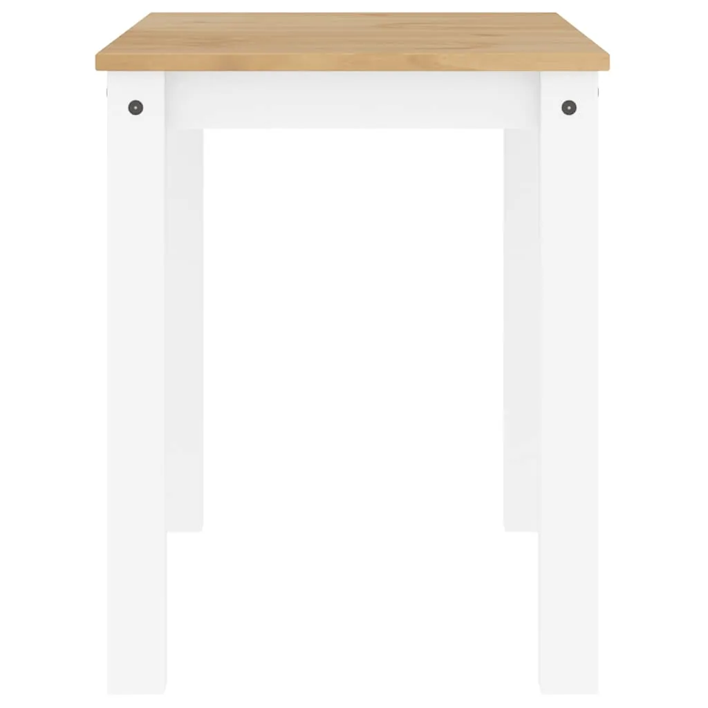Esstisch Massivholz Weiß 112 x 60 x 75 cm