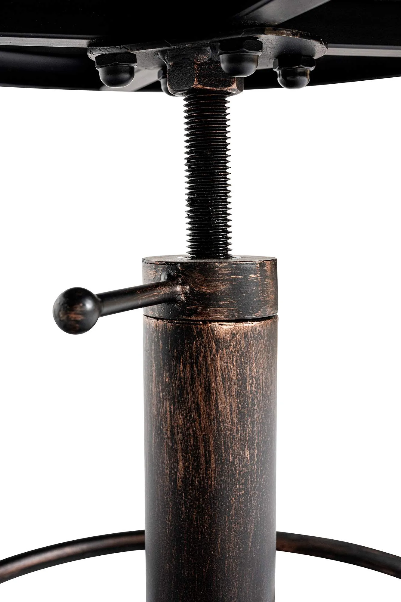 Sitzhocker Set Destin 42x42x44-63 cm bronze