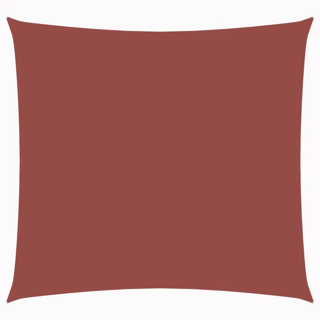 Sonnensegel Oxford-Gewebe Quadratisch 3,6x3,6 m Terracotta
