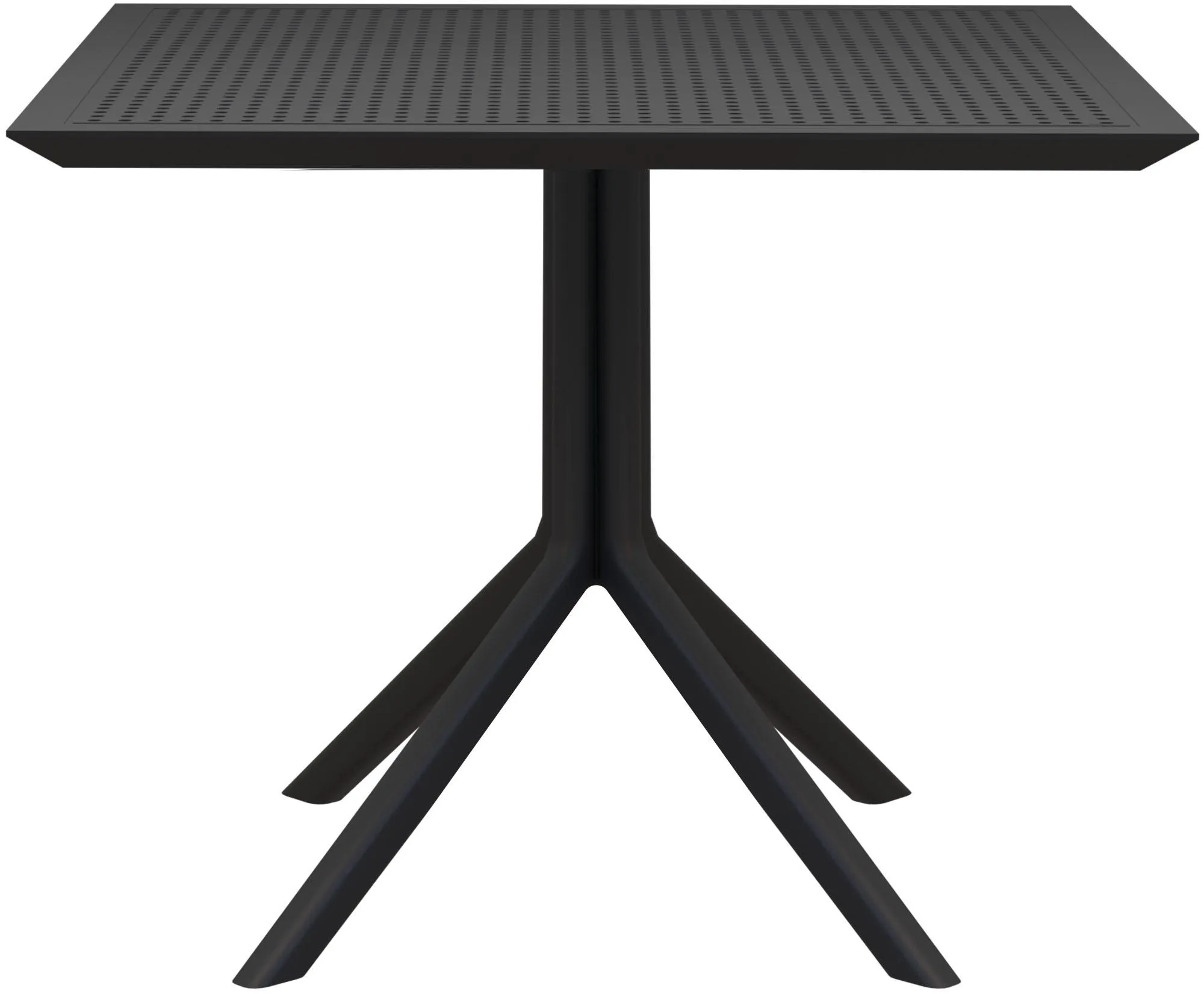 Tisch Sky 80 x 80 cm schwarz