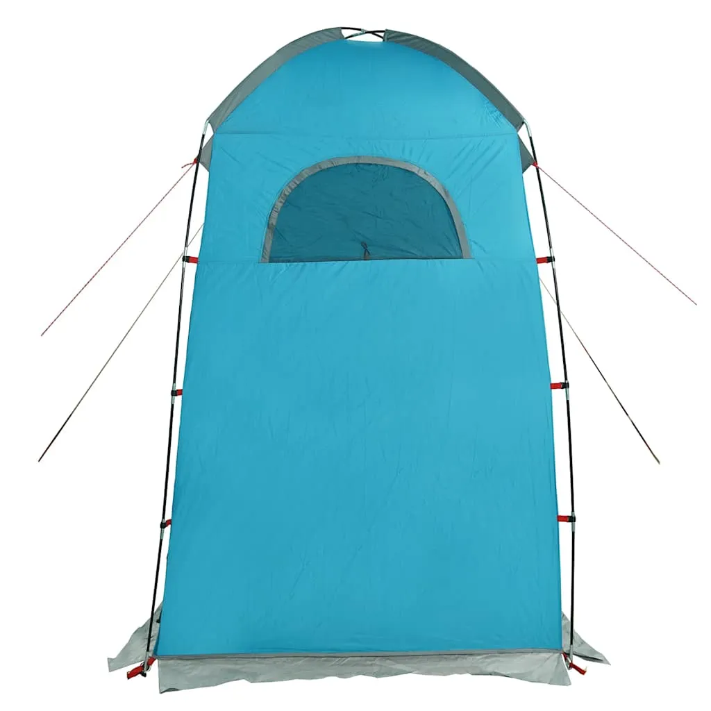 Blaues Duschzelt 150 x 150 x 230 cm wasserdicht und winddicht
