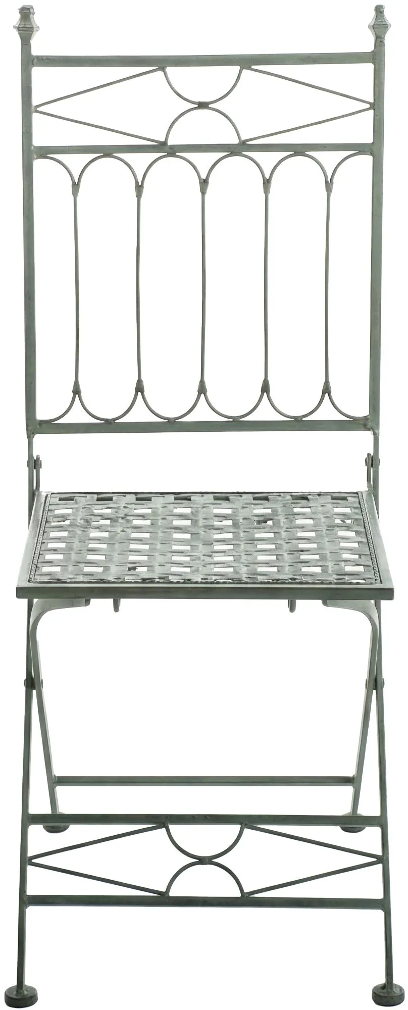 Klappstuhl Asina 2er Set 94x42x40 cm antik-grün