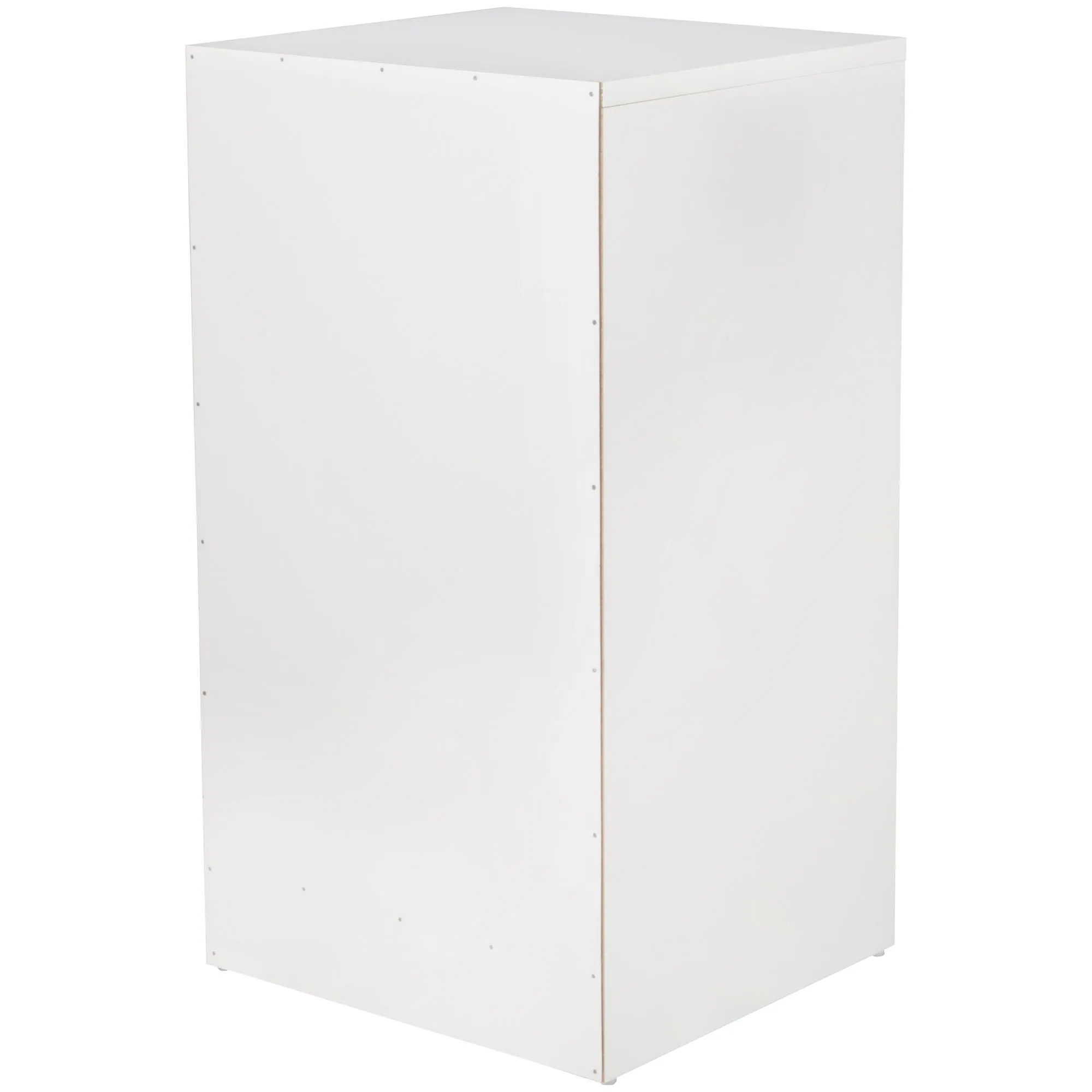 Wohnling Nachtkonsole FOGGIA Holz Nachttisch modern mit 3 Schubladen weiss