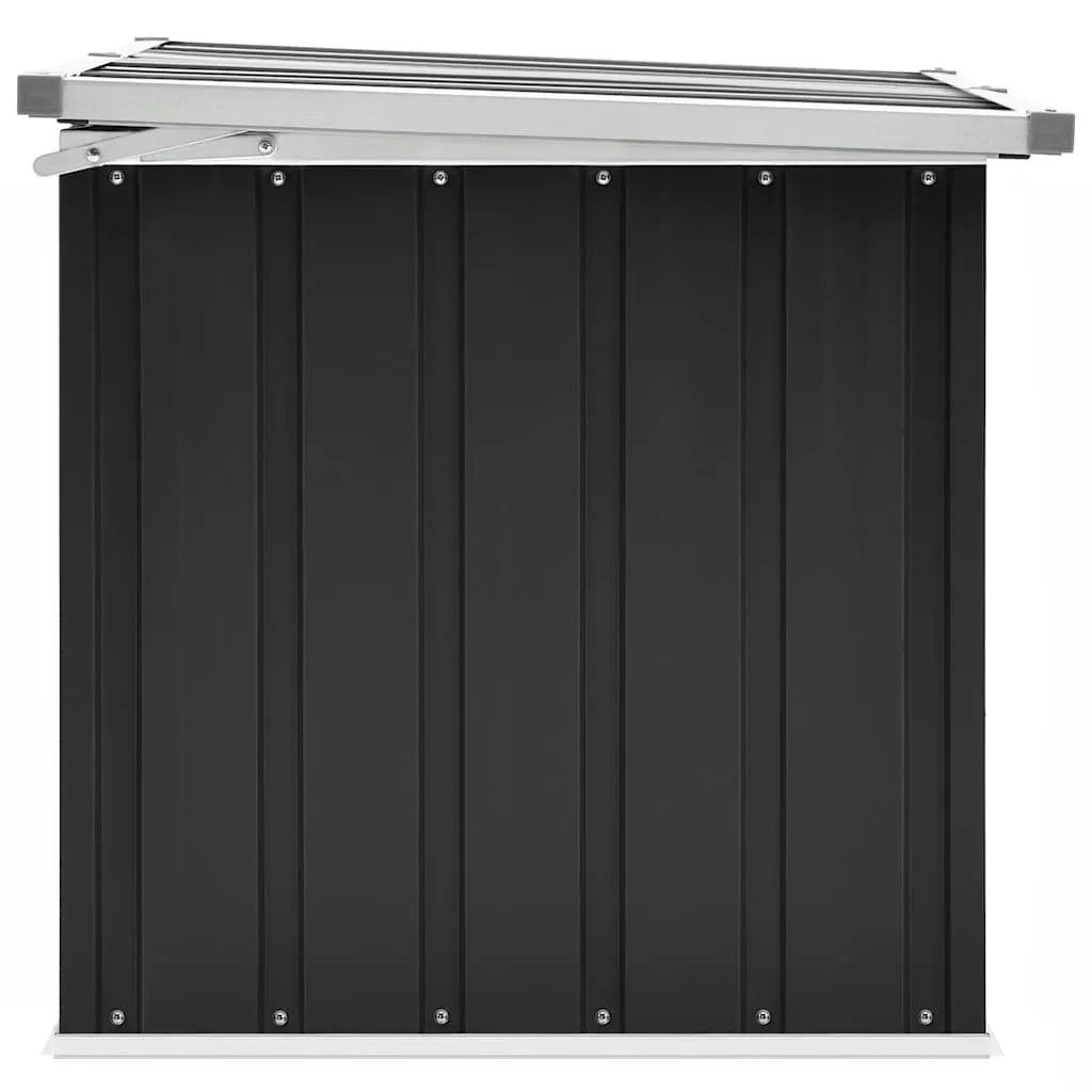 Aufbewahrungsbox Anthrazit 109x67x65 cm aus verzinktem Stahl