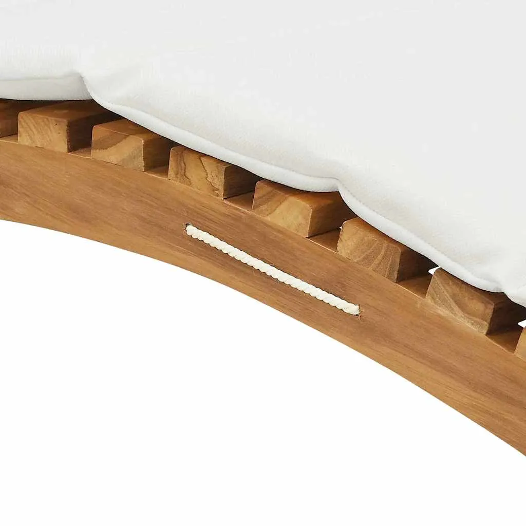 Garten Sonnenliegestuhl Naturholz 198x55x58,5 cm Braun