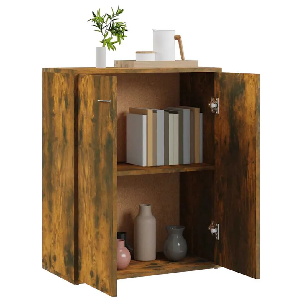 Minimalistisches Sideboard Räuchereiche 60 x 30 x 75 cm