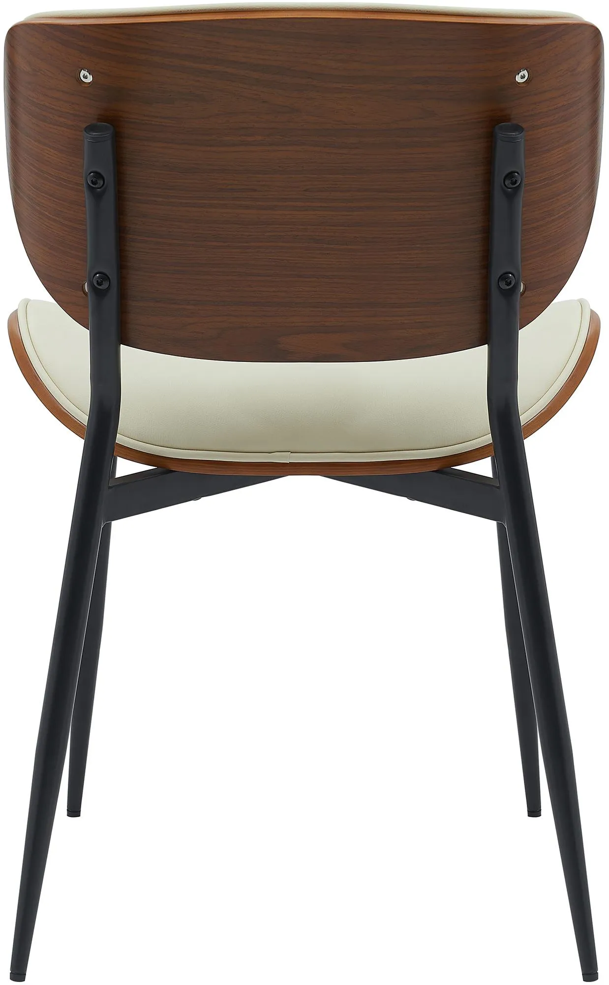 Stuhl Enid 50x54x80 cm walnuss/creme