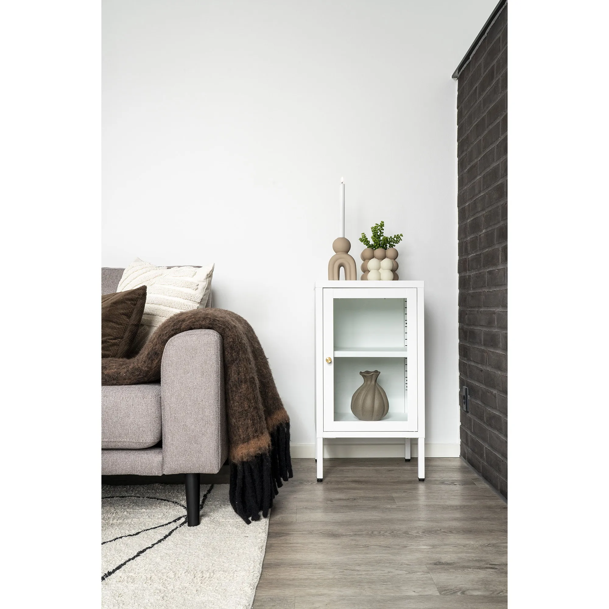 tinkaro Blumentopf Steingut Braun
