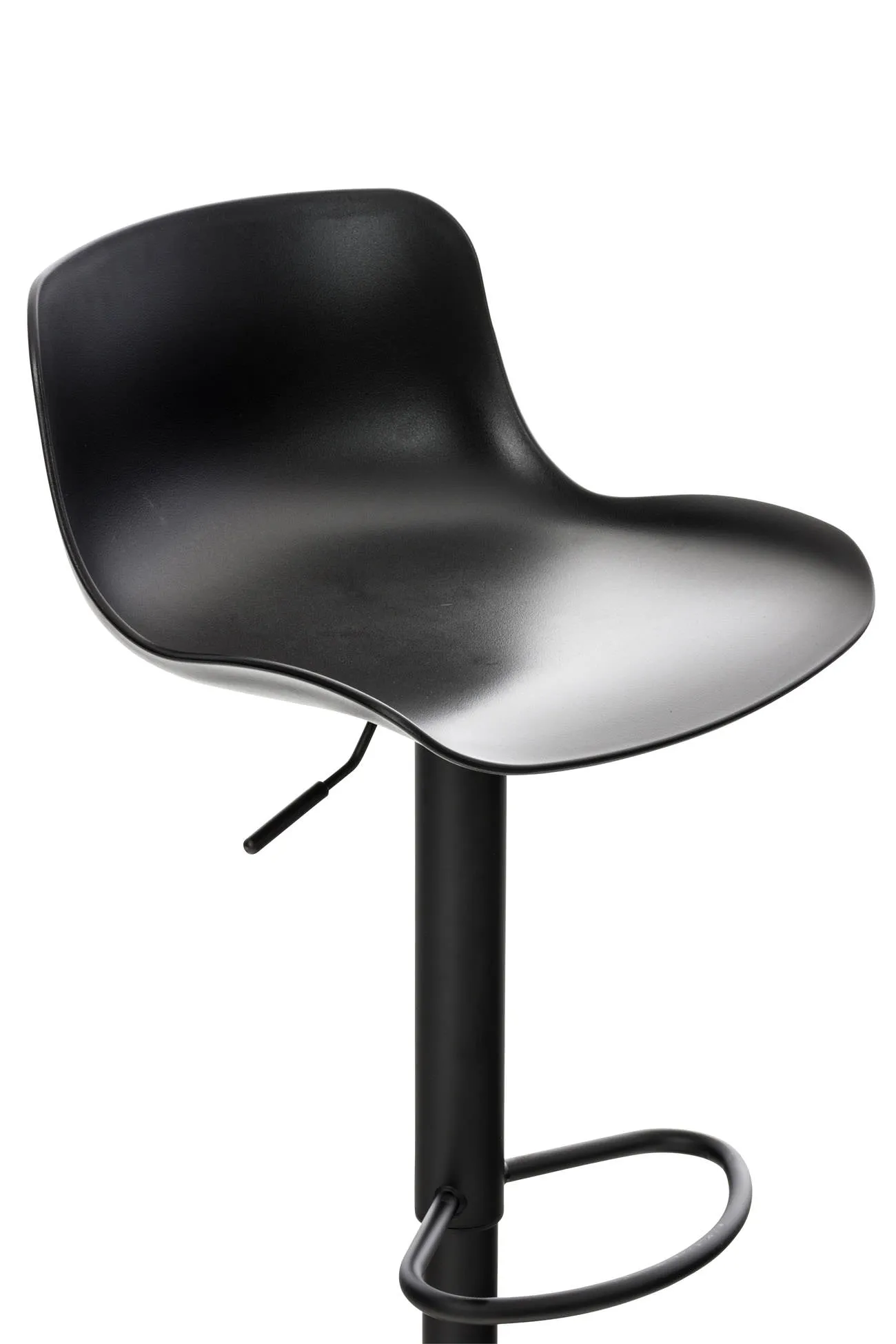 Barhocker Almada 81-102x44x45 cm schwarz