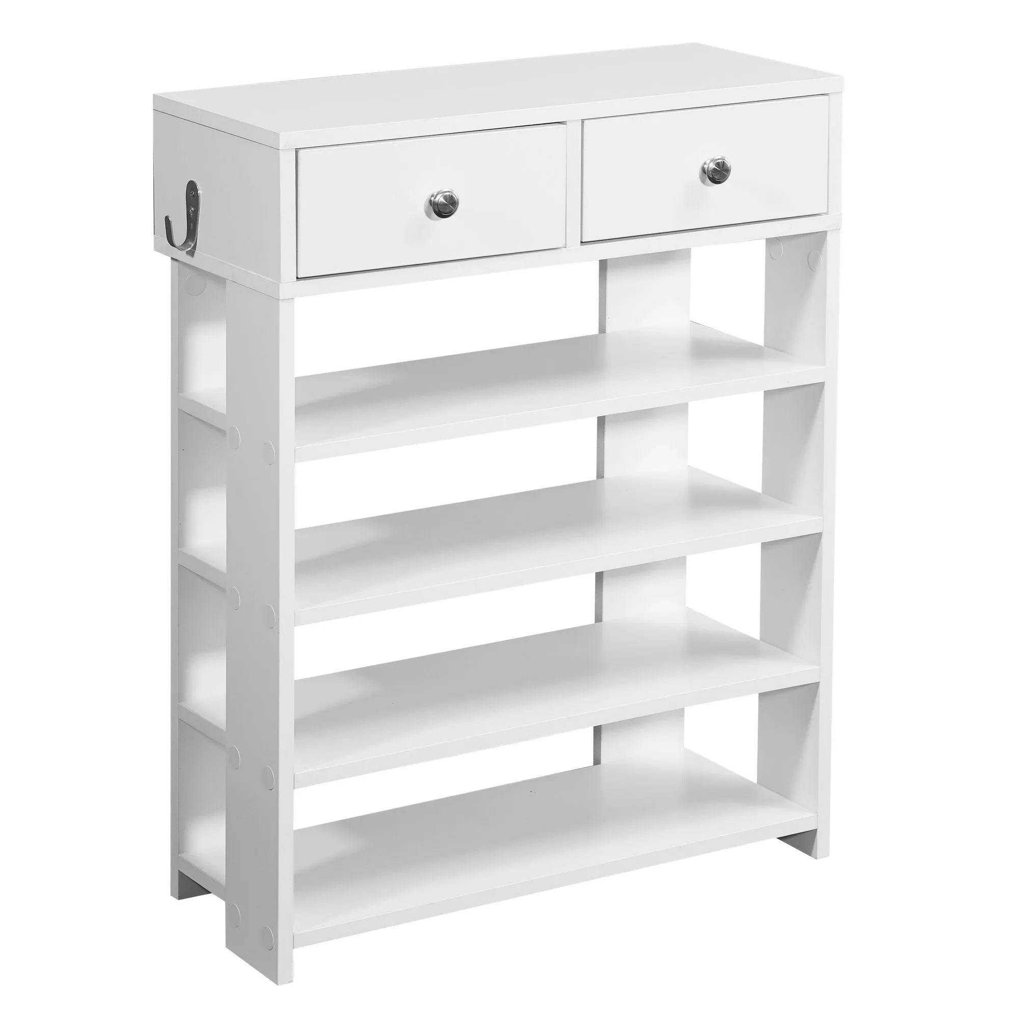 tinkaro Schuhregal eckig ELIAS Holz Flurschrank Weiß tinkaro Schuhregal eckig ELIAS Holz Flurschrank Weiß