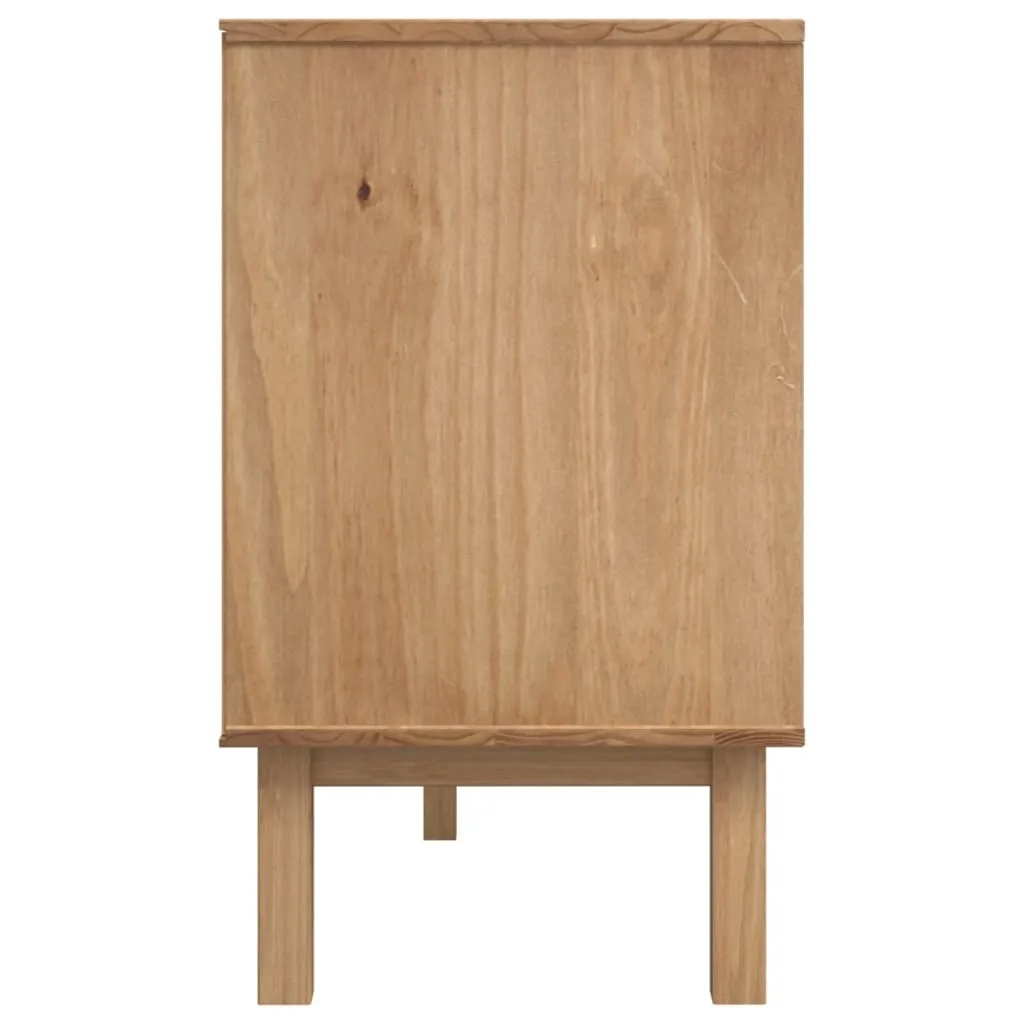 Sideboard OTTA Braun&Grau 114x43x73,5 cm Massivholz Kiefer