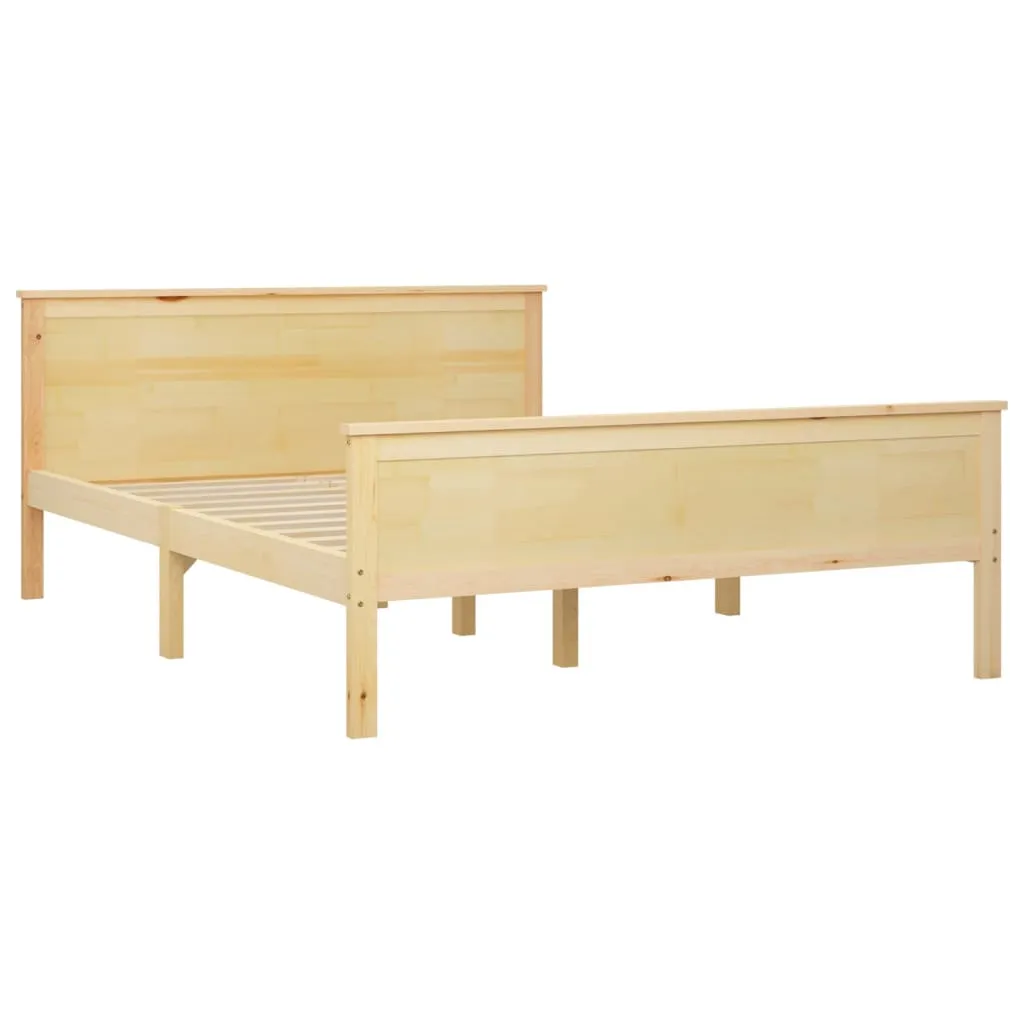 Massivholzbett ohne Matratze 120x200 cm Kiefernholz