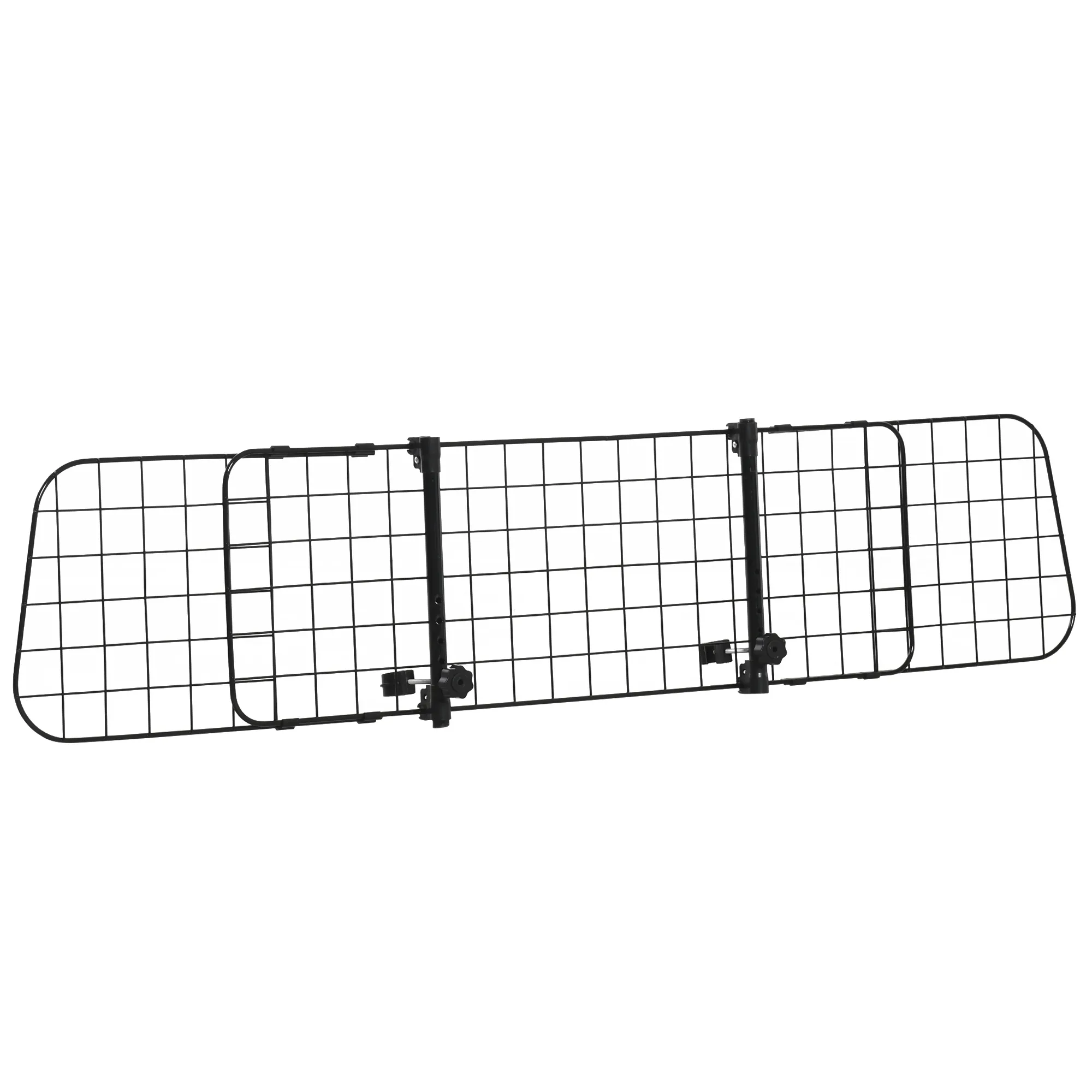 Hundegitter Auto Universal Autoschutzgitter für Hunde mit Stufenlos Verstellbare Breite, Trenngitter für Kofferraum Hunde Autogitter Hundeschutzgitter Schutzgitter 91-152 x 30 cm