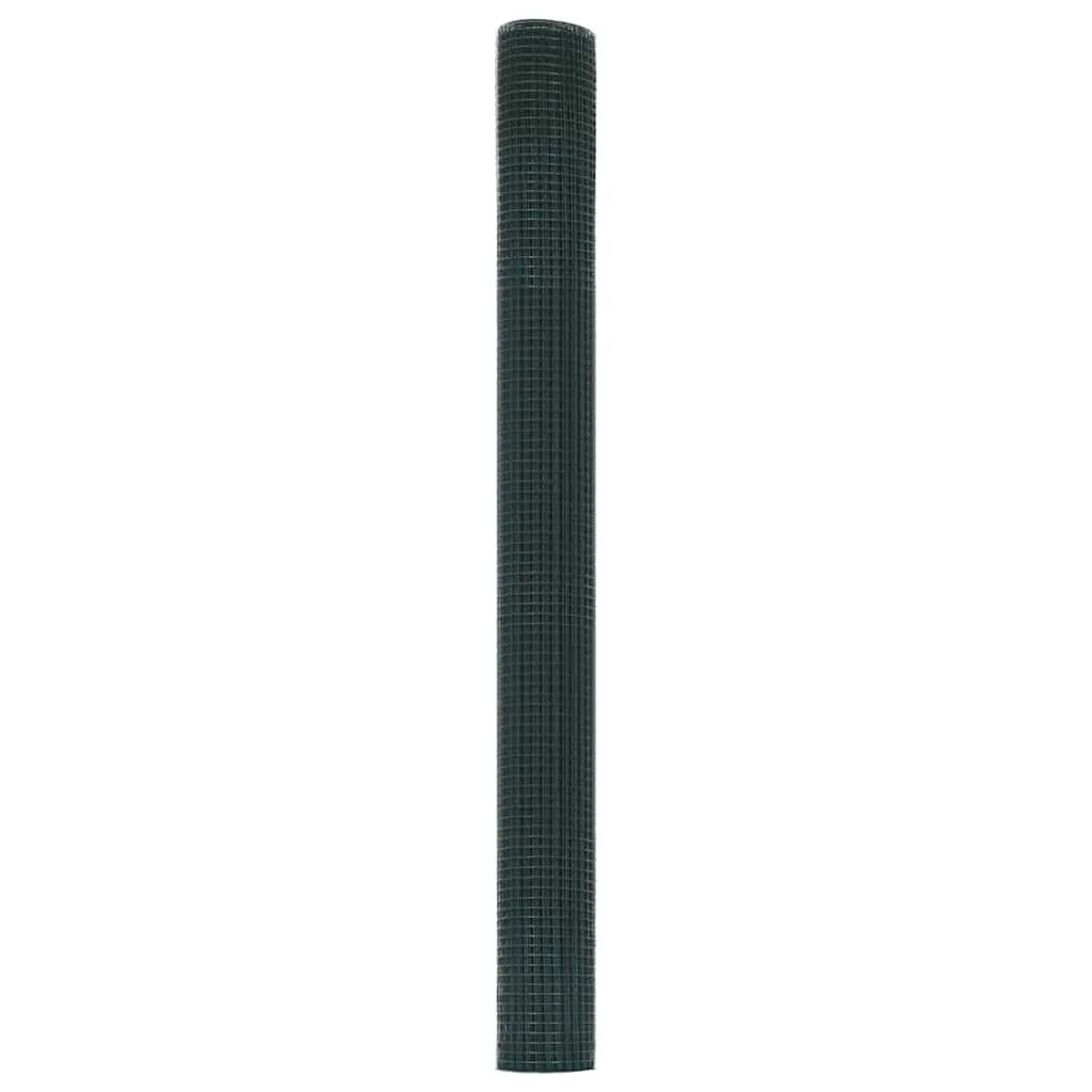 Geschweißter Drahtzaun Grün 5000 x 150 cm für Außenbereich