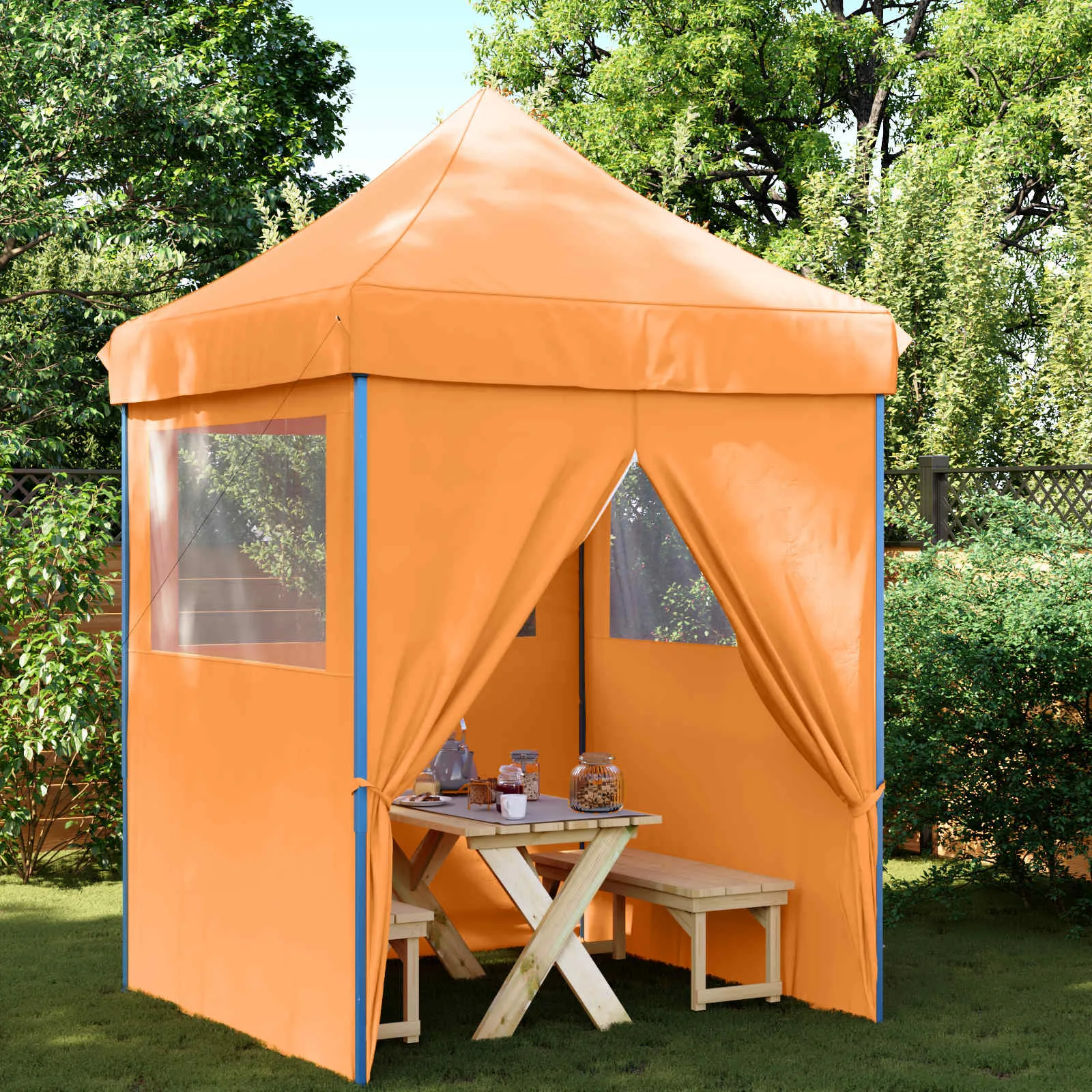 Modernes faltbares Partyzelt 200x200x306 cm in Orange