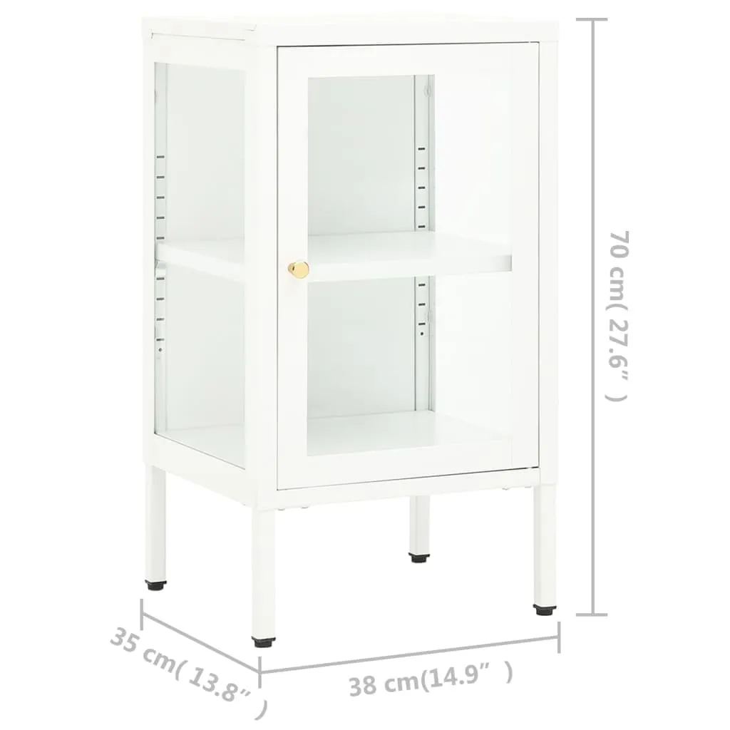 Sideboard 38 x 35 x 70 cm Weiß