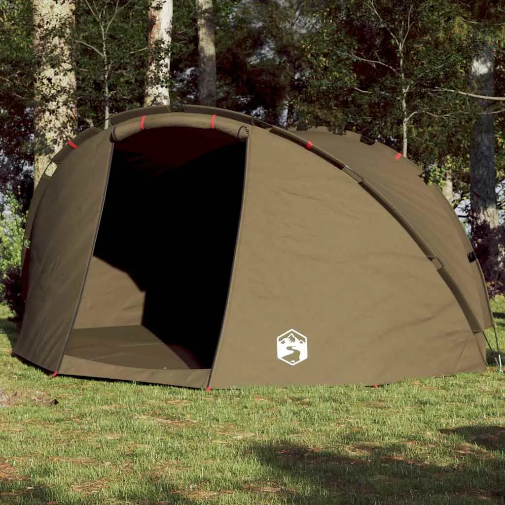 Angelzelt Campingzelt 307x290x170 cm Olivgrün wasserdicht
