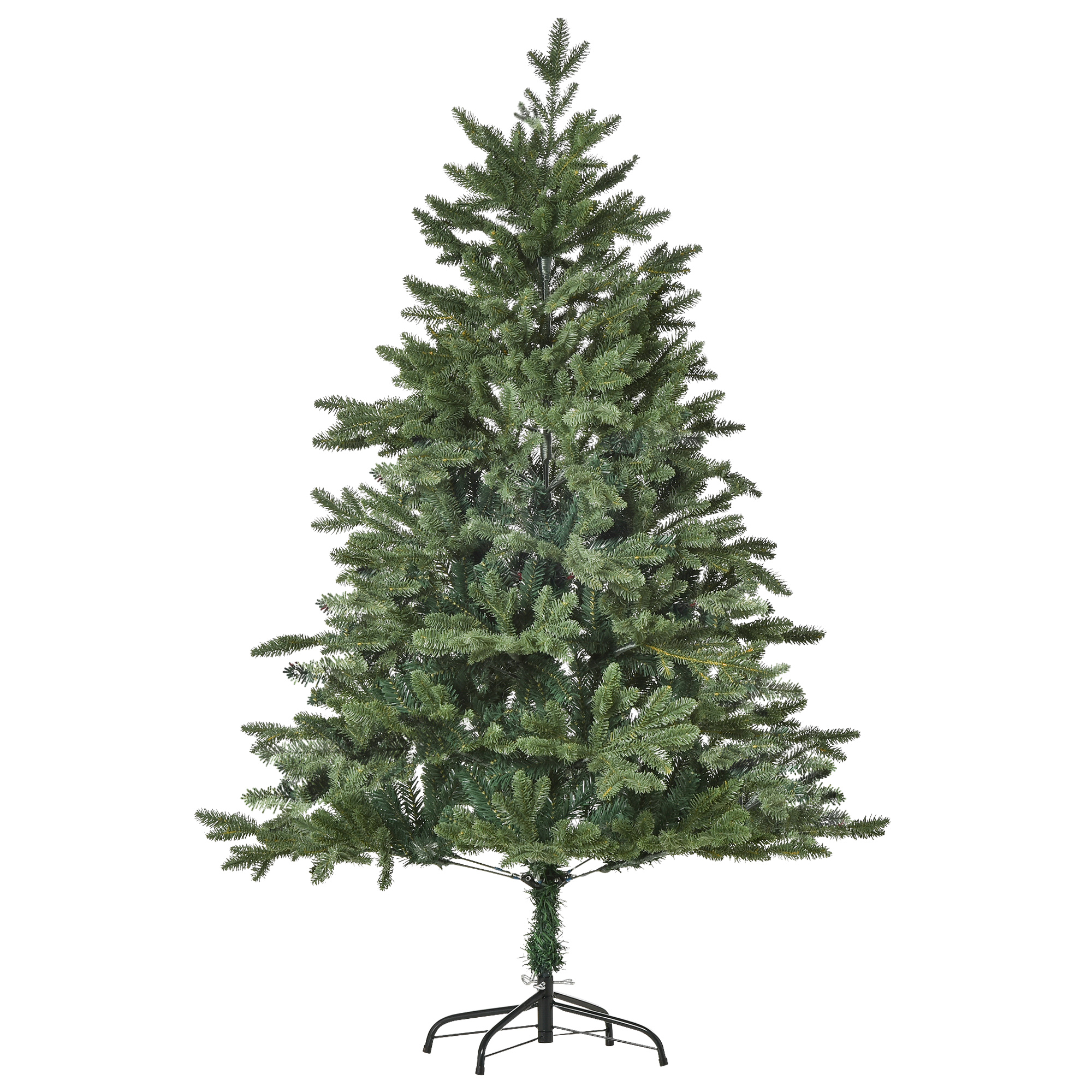 Künstlicher Weihnachtsbaum 150 cm Tannenbaum PVC PE Grün