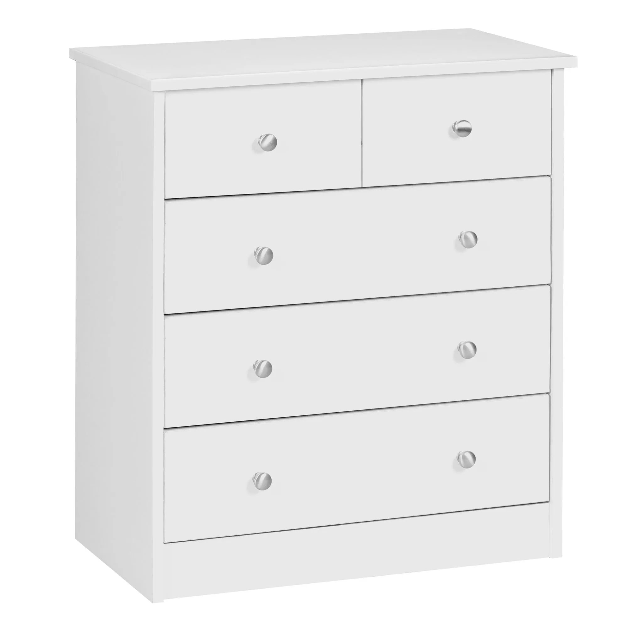Wohnling Design Holz-Kommode 60 x 70 x 35 cm weiß mit 5 Schubladen Wohnling Design Holz-Kommode 60 x 70 x 35 cm weiß mit 5 Schubladen