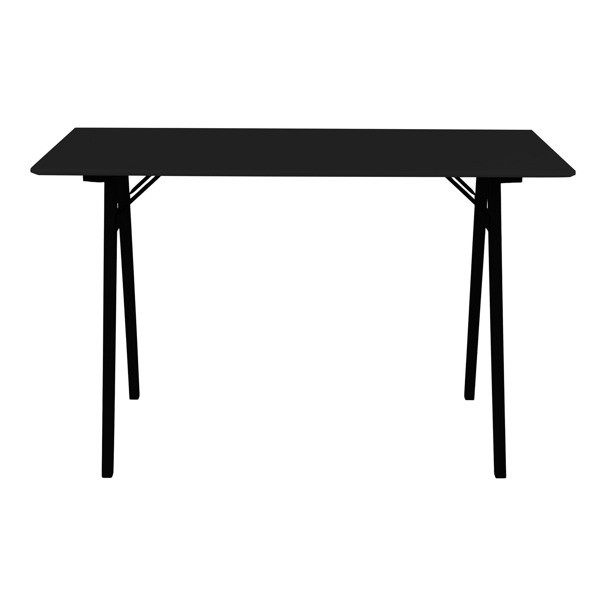 tinkaro Schreibtisch Vojens 120 x 60 x 75 cm Schwarz