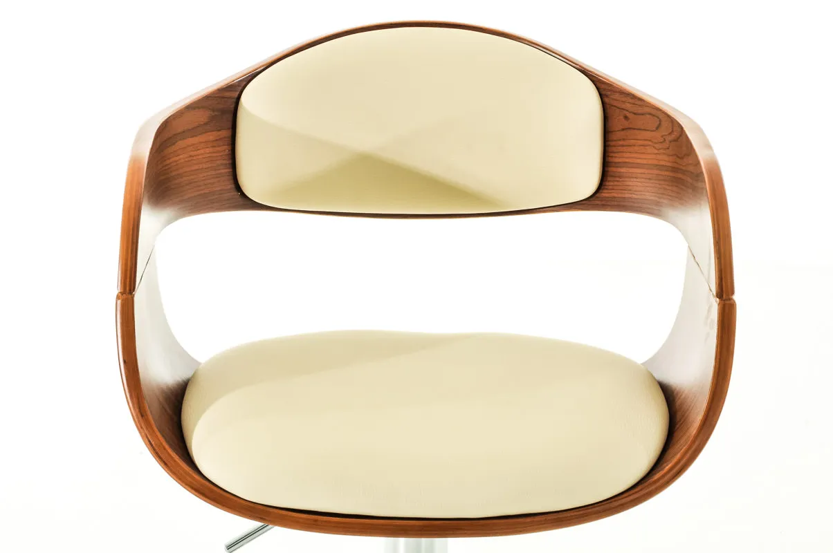Barhocker Set Kingston 88x50x48 cm walnuss/creme