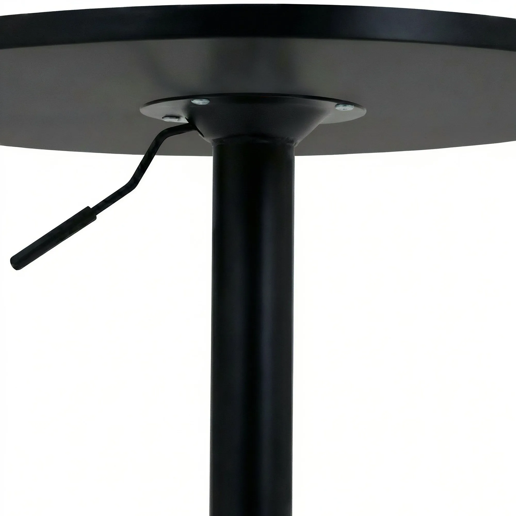Stehtisch Lamoni 60x60x85 cm schwarz/schwarz Massivholz