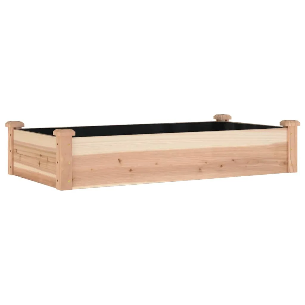 Hochbeet mit Einsatz 120x60x25 cm Massivholz Tanne Hochbeet mit Einsatz 120x60x25 cm Massivholz Tanne