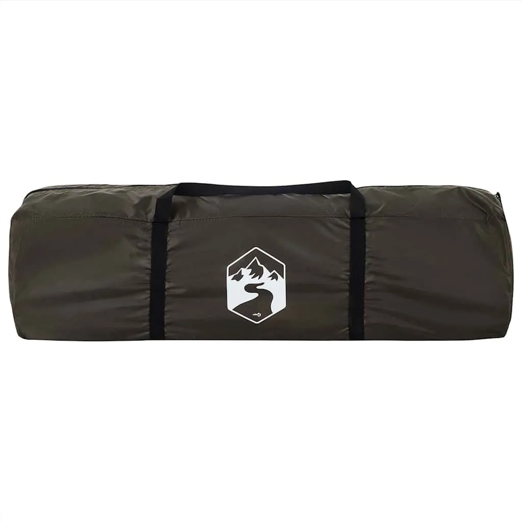 Angelzelt Campingzelt 307x290x170 cm Braun wasserdicht winddicht