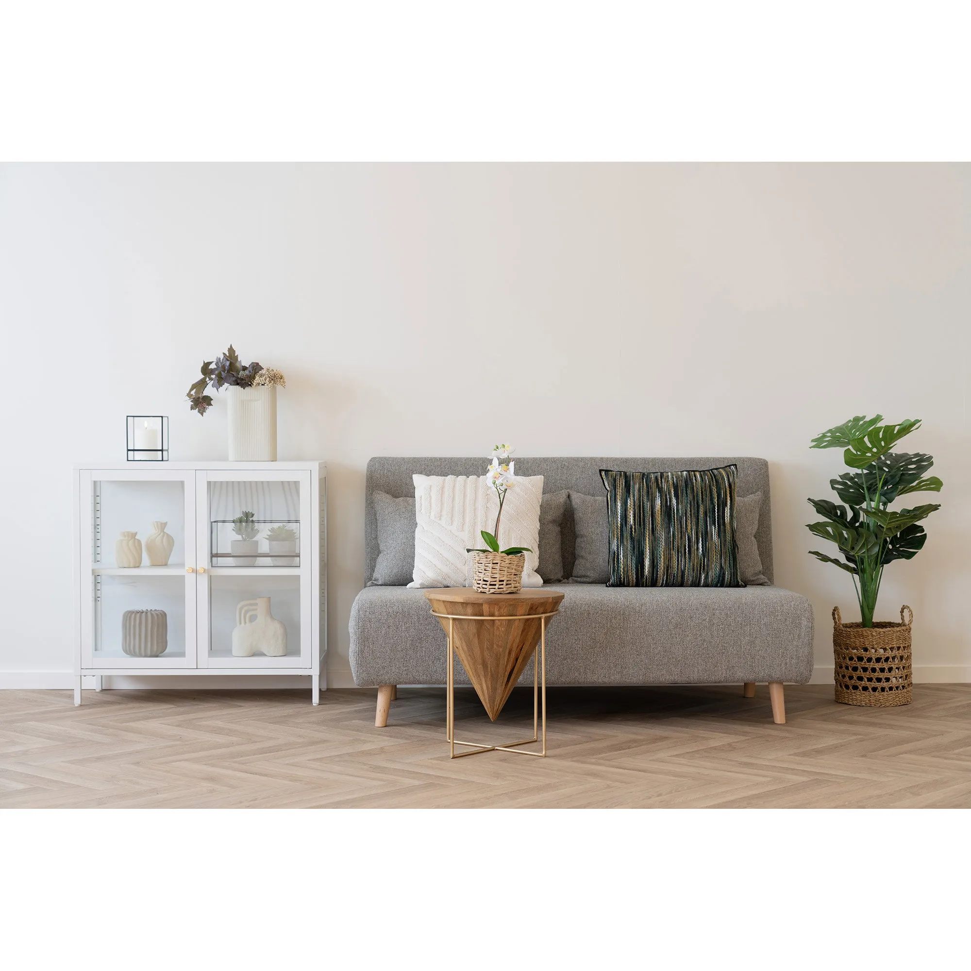 tinkaro Kissen Geelong Vorderseite: 50% Polyester, 50% Acryl, Rückseite: 55% Baumwolle, 45% Polyester Natur Mix