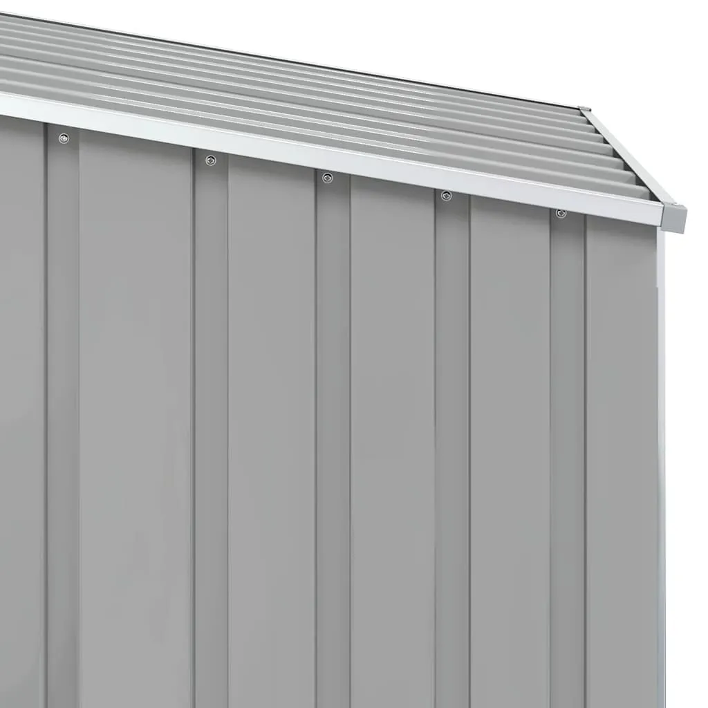 Gerätehaus Grau 87x98x159 cm Verzinkter Stahl