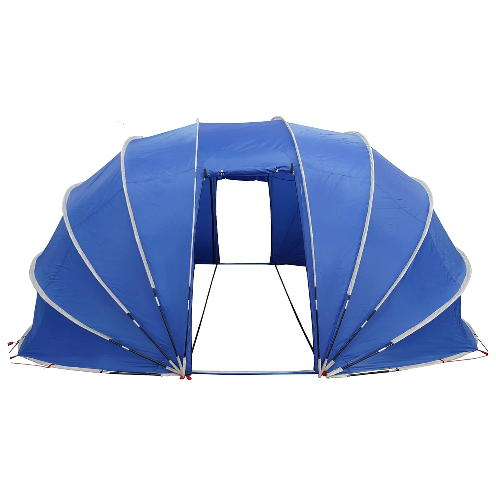Modernes Poolzelt 538x440x204 cm Grün mit PU-beschichtetem Polyester