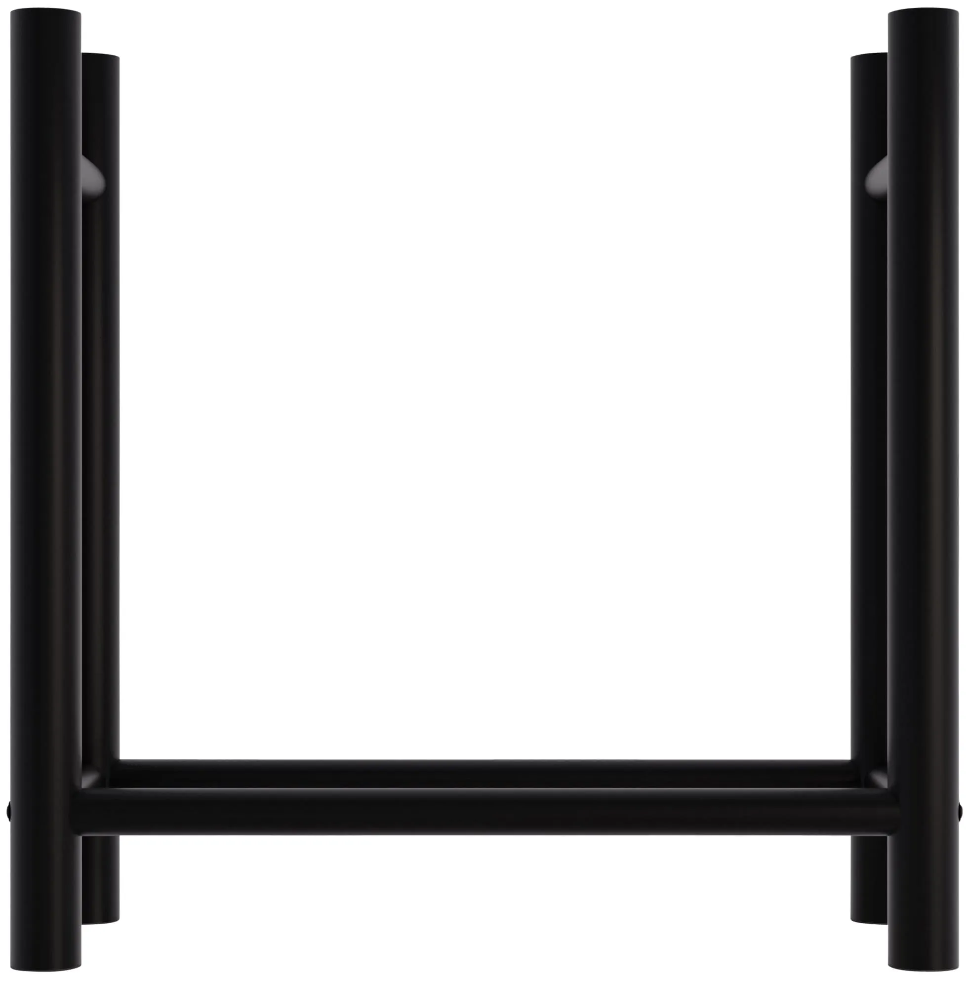 Kaminholzständer Medya 30x80x80 cm schwarz