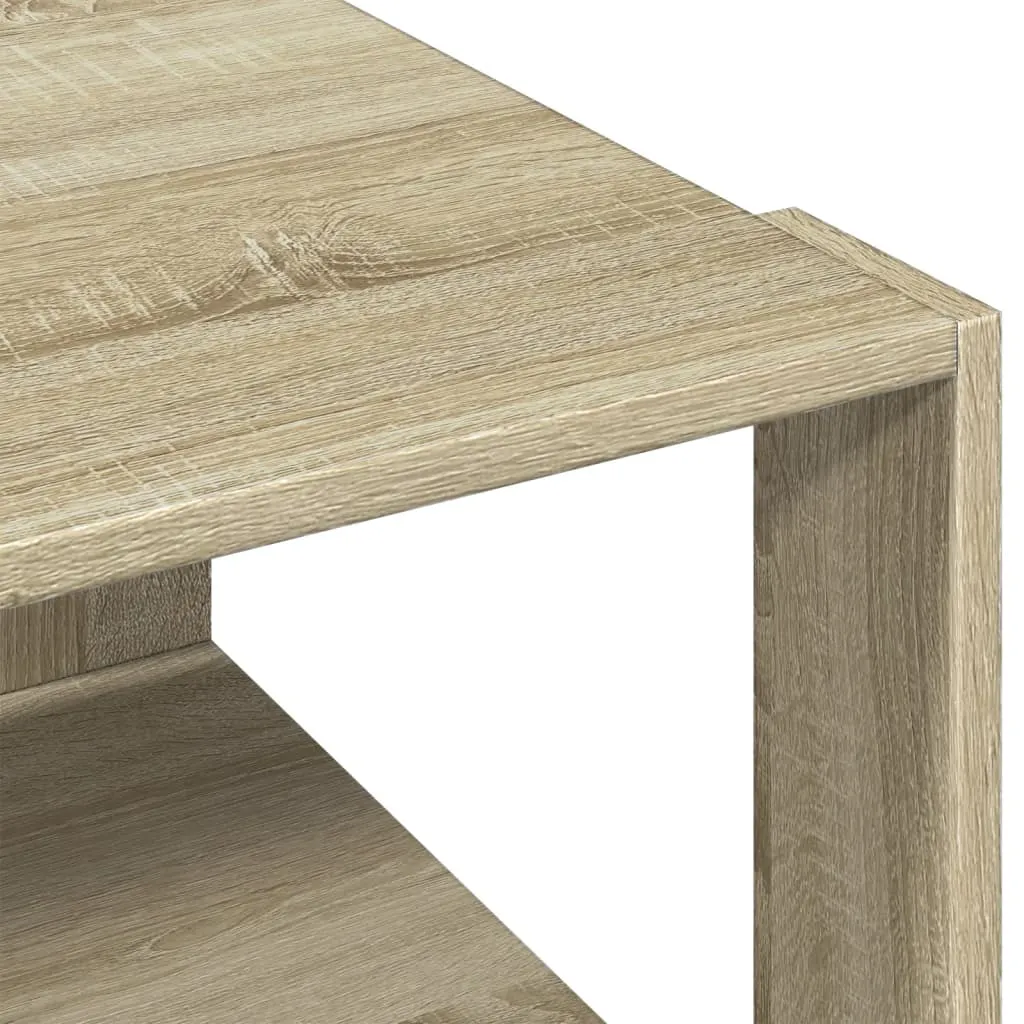 Couchtisch Sonoma-Eiche 51,5 x 51,5 x 30 cm mit Stauraum